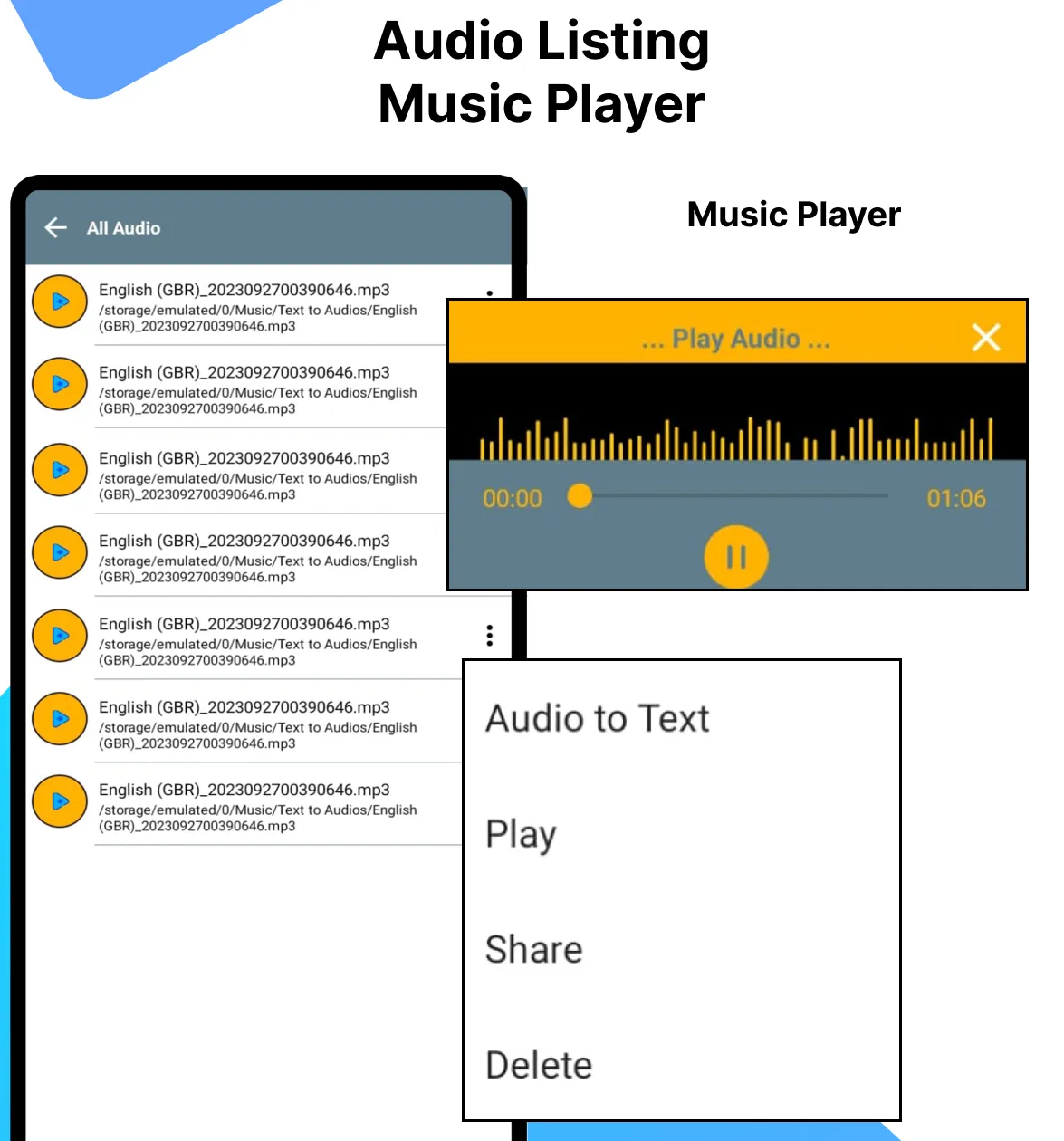 Audio to Text Converter | Indus Appstore | Screenshot