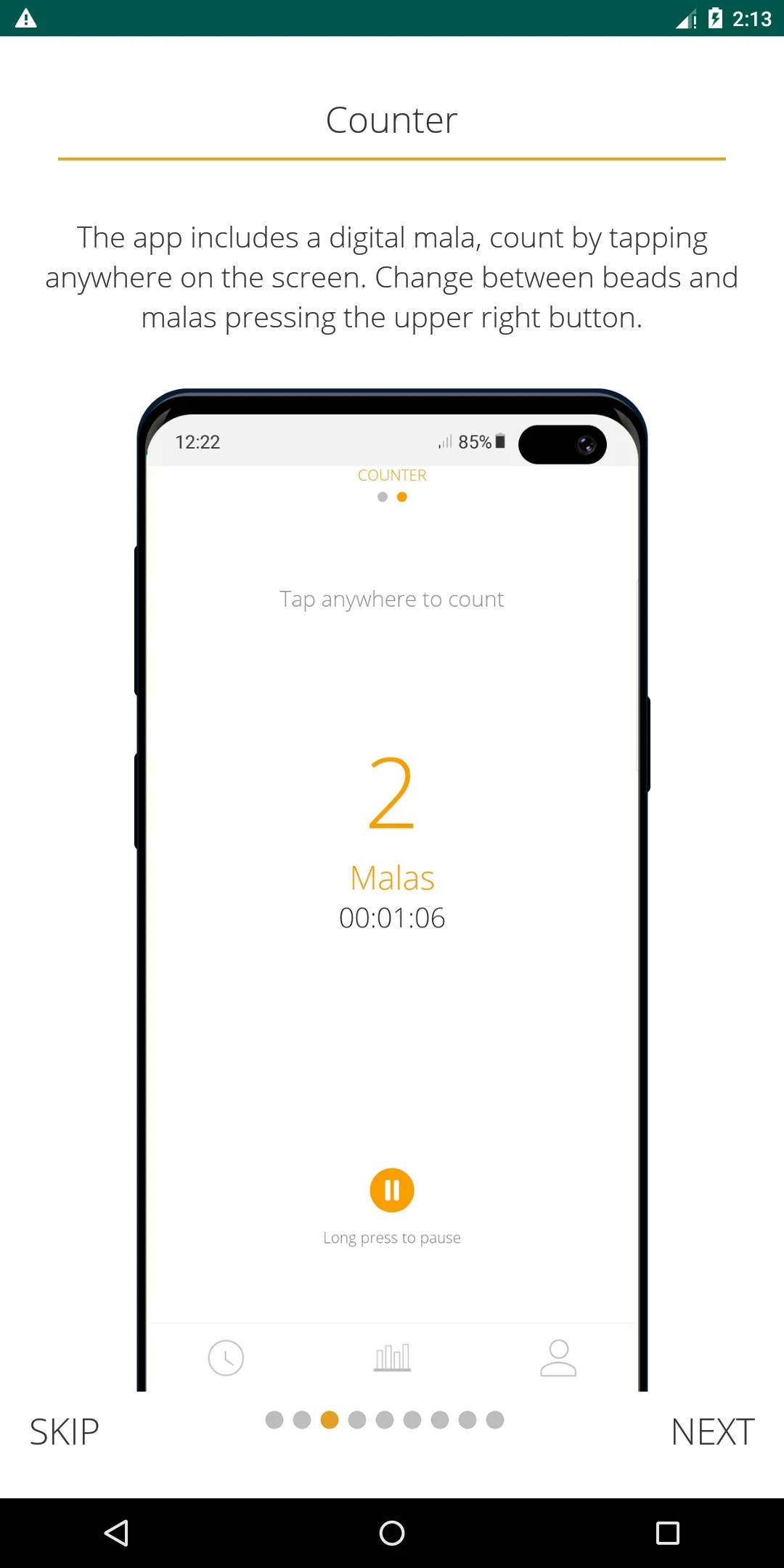 Tergar Meditation Tracker | Indus Appstore | Screenshot