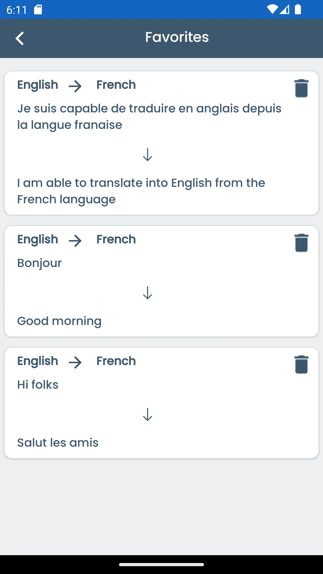 English French Translator | Indus Appstore | Screenshot