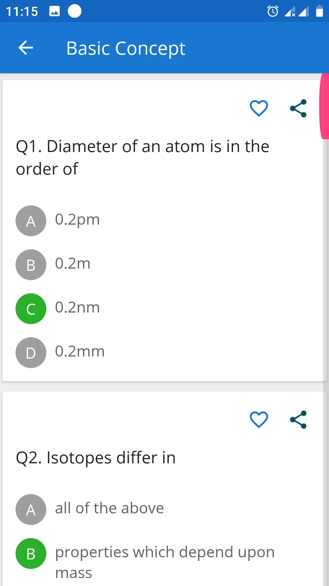 HSC Chemistry MCQ app for NEET | Indus Appstore | Screenshot