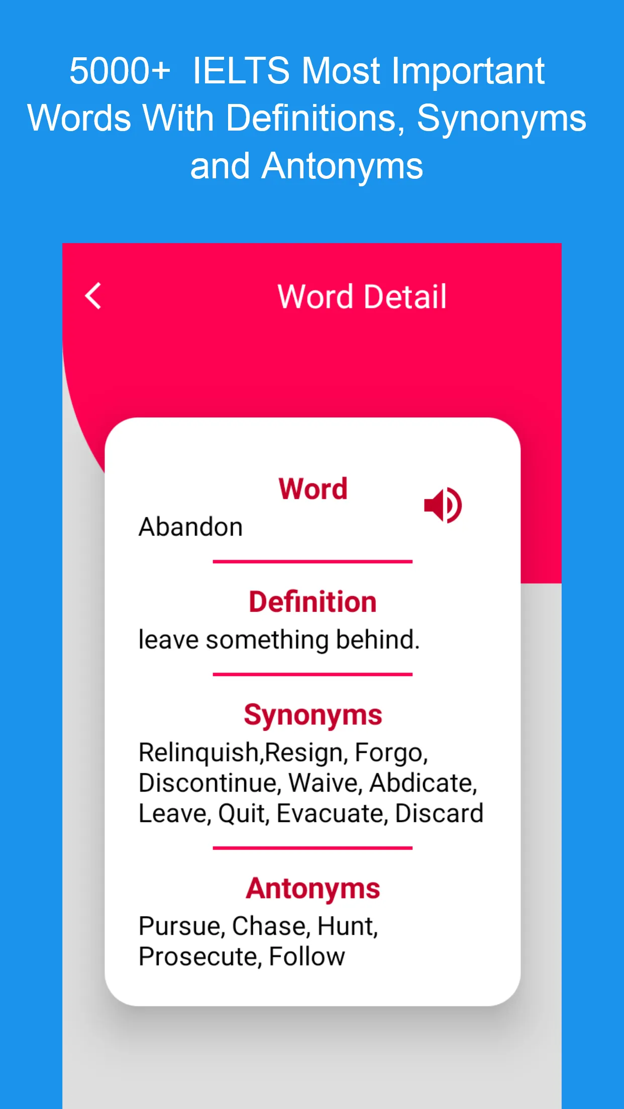 IELTS vocabulary 5000+ words | Indus Appstore | Screenshot