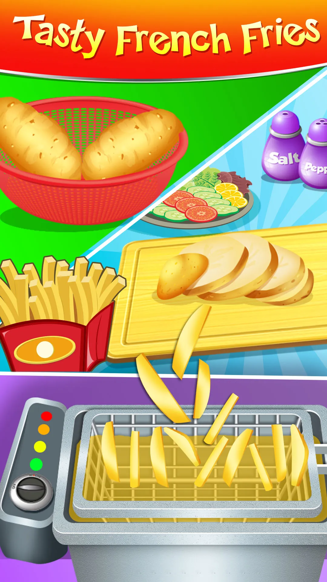 Happy Kids Meal - Burger Game | Indus Appstore | Screenshot