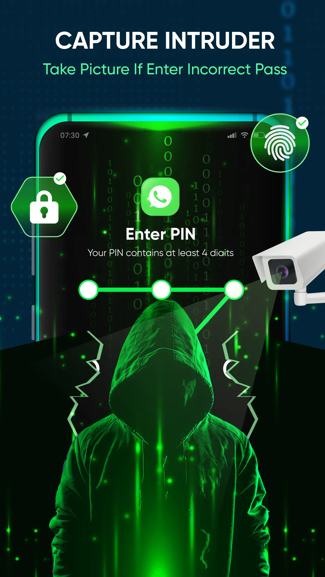 AppLock - Fingerprint, PIN | Indus Appstore | Screenshot