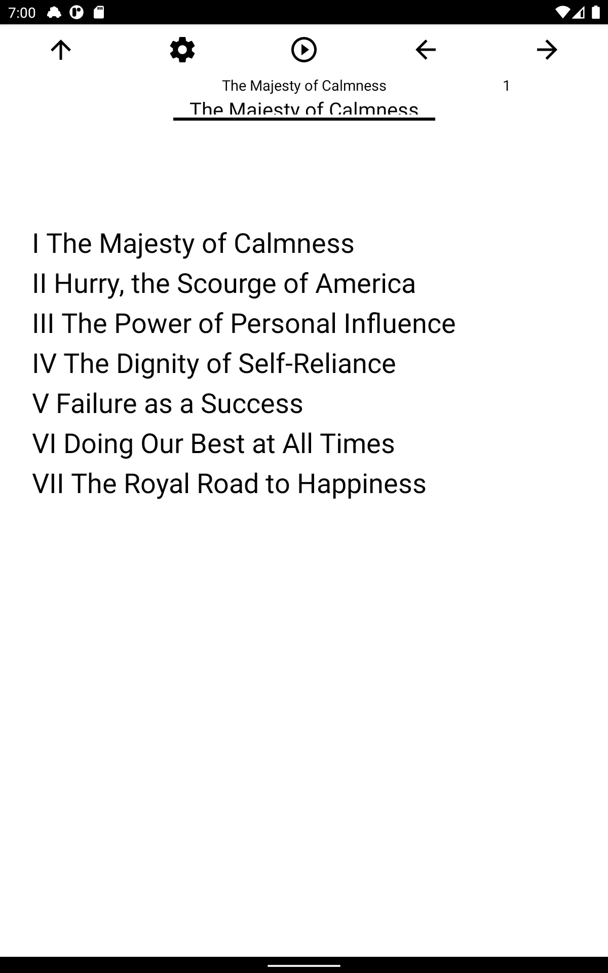 Book, The Majesty of Calmness | Indus Appstore | Screenshot