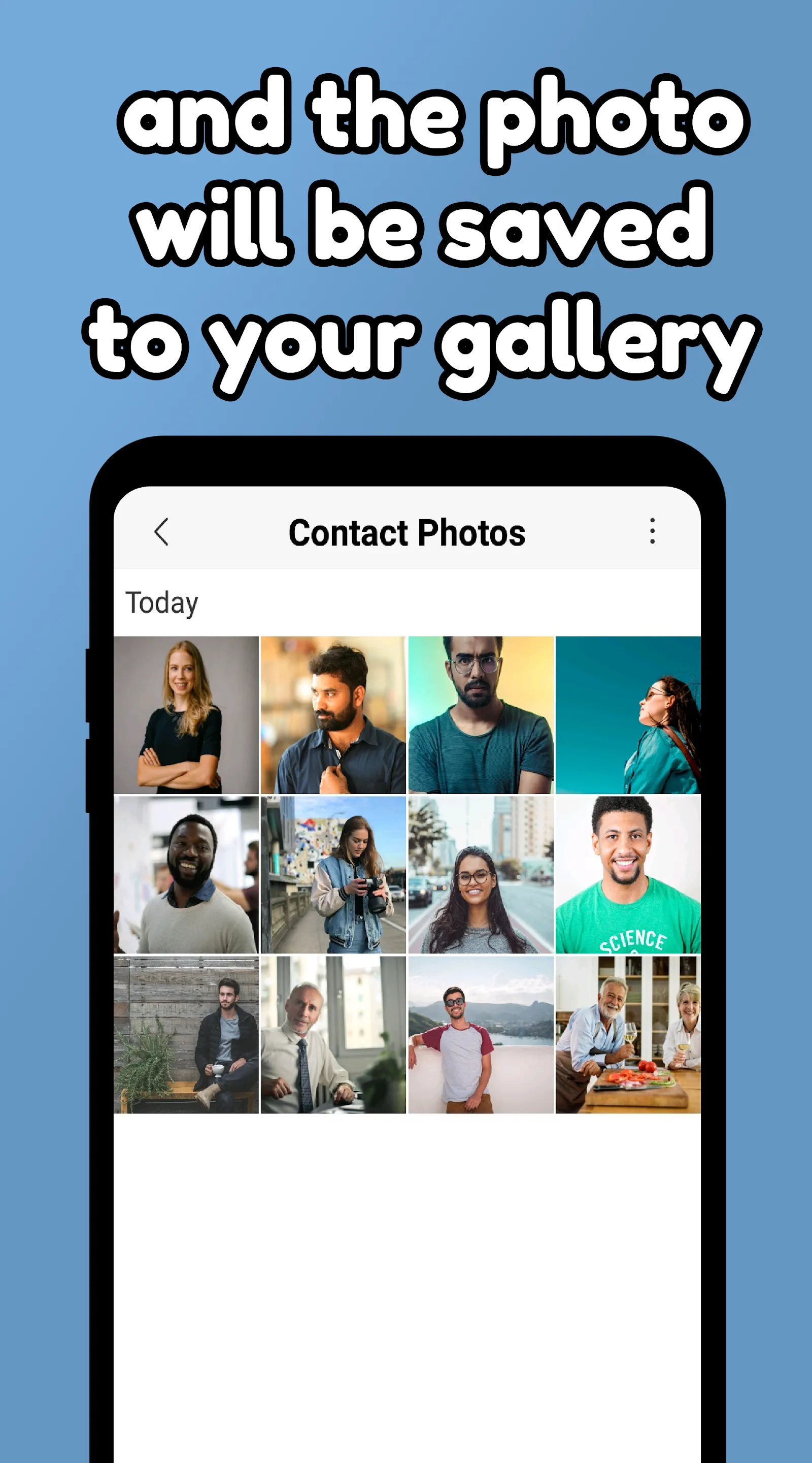 Import Photos from Contacts: S | Indus Appstore | Screenshot