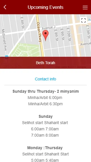 Congregation Beth Torah | Indus Appstore | Screenshot