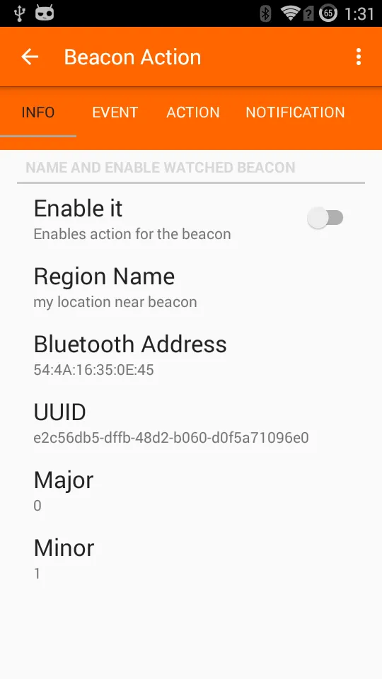 Beacon Locator | Indus Appstore | Screenshot