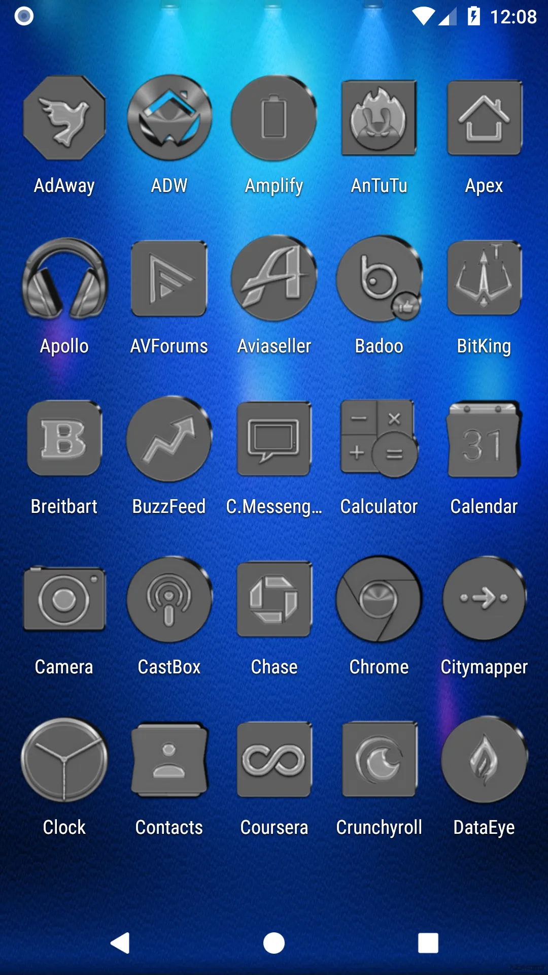 Silver and Grey Icon Pack | Indus Appstore | Screenshot