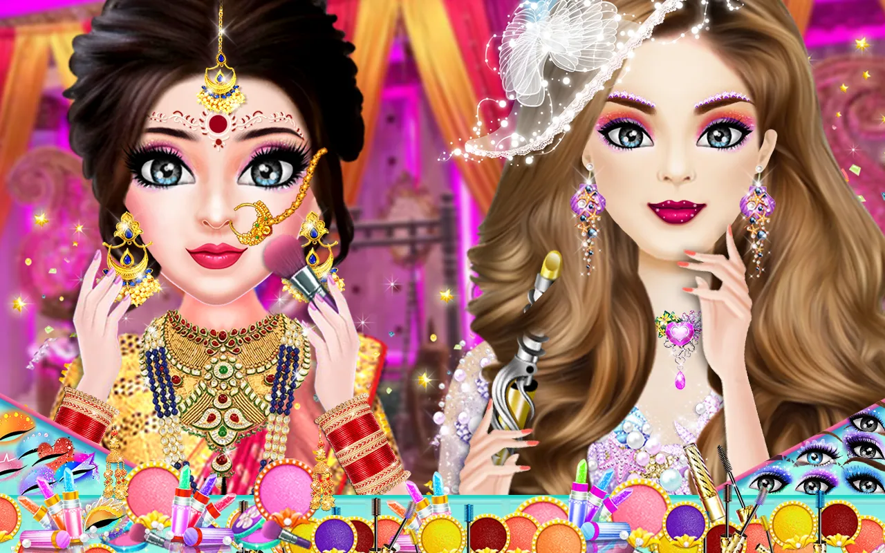 Indian Wedding Makeup Games | Indus Appstore | Screenshot