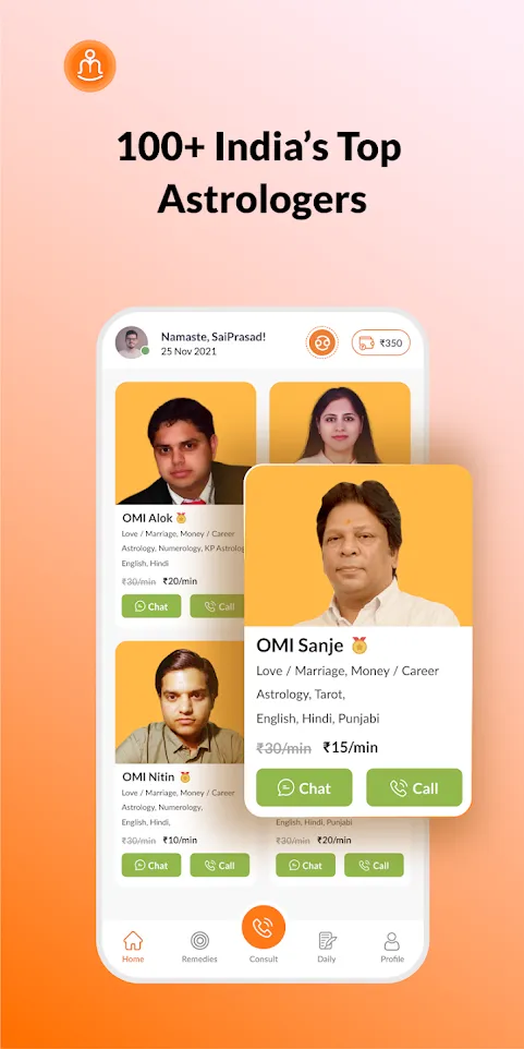 OMI Kundli Astrology Guruji | Indus Appstore | Screenshot