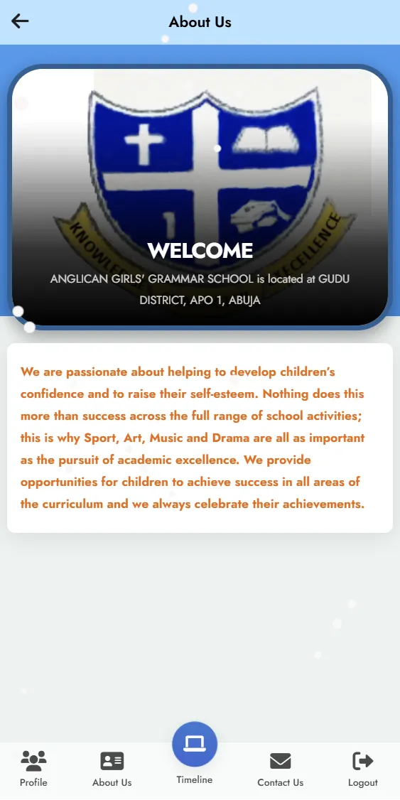 ANGLICAN GIRLS' GRAMMAR SCHOOL | Indus Appstore | Screenshot