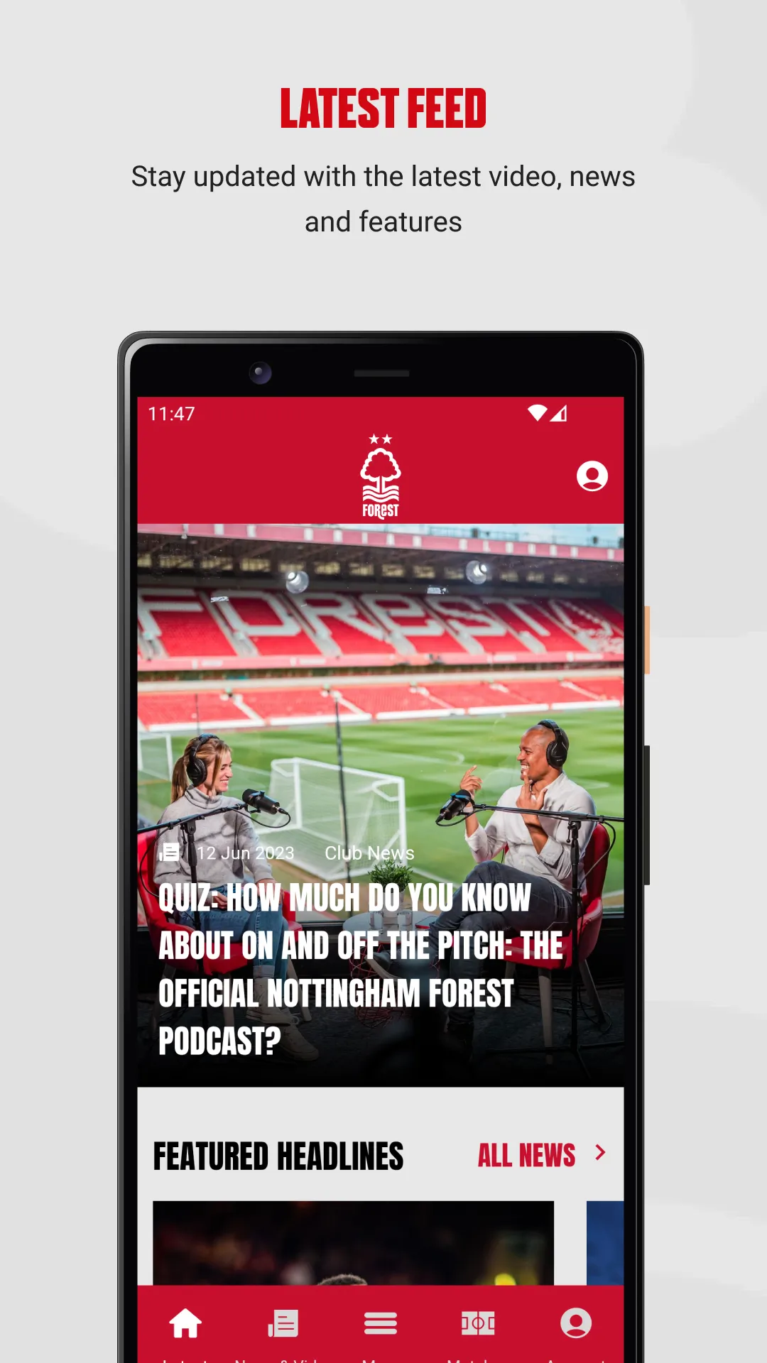 Official Nottingham Forest App | Indus Appstore | Screenshot