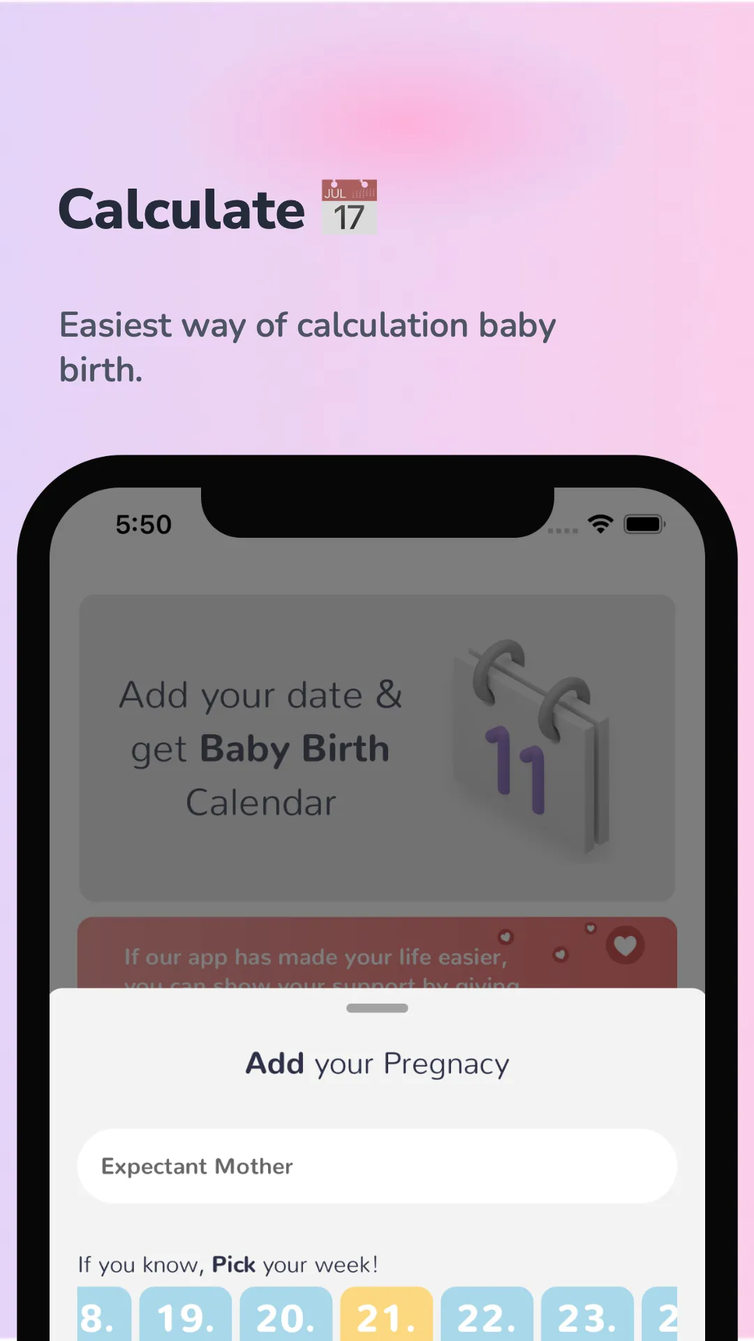 Pregnancy Tracker Prebaby | Indus Appstore | Screenshot