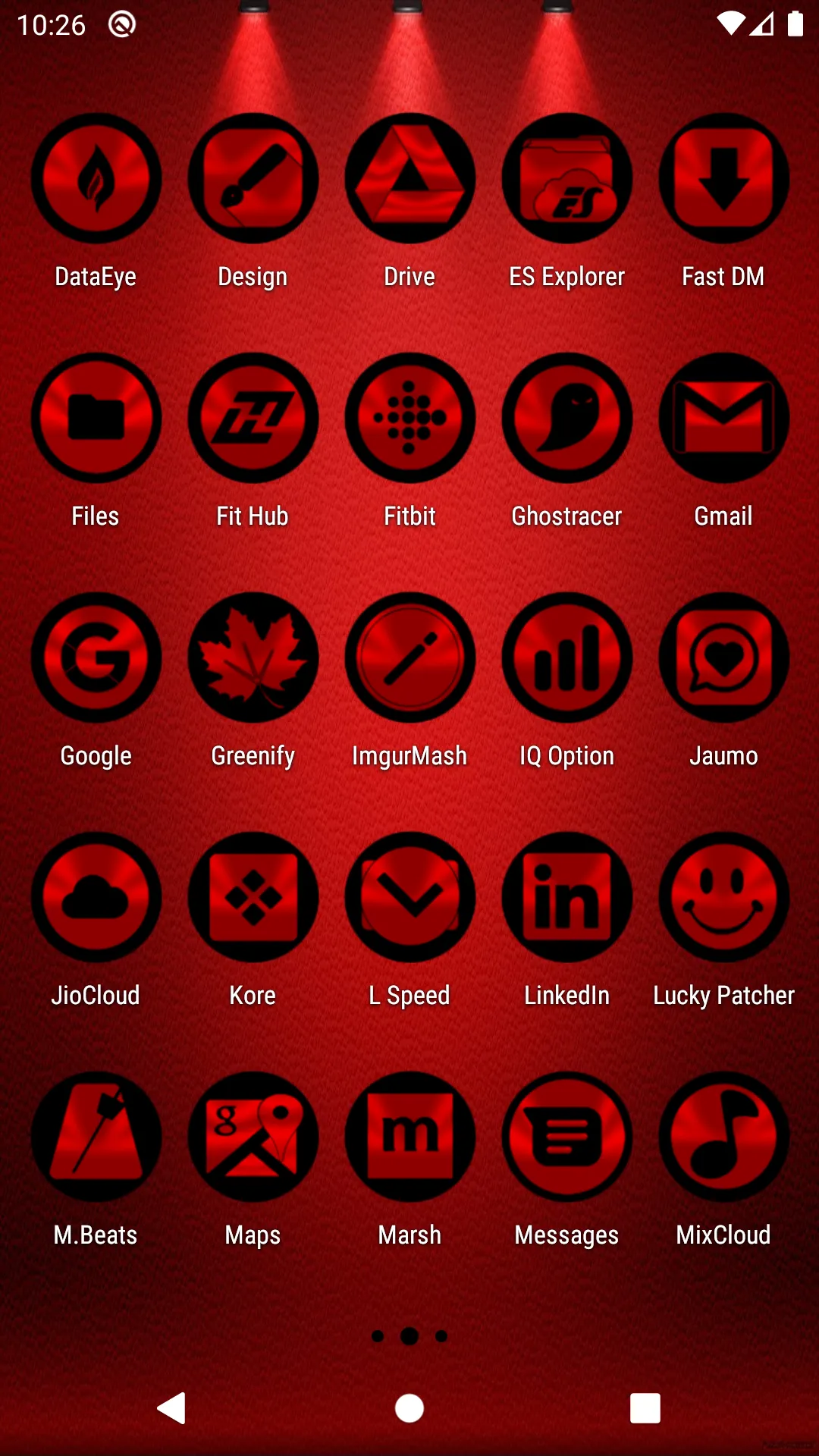 Oreo Red Icon Pack | Indus Appstore | Screenshot