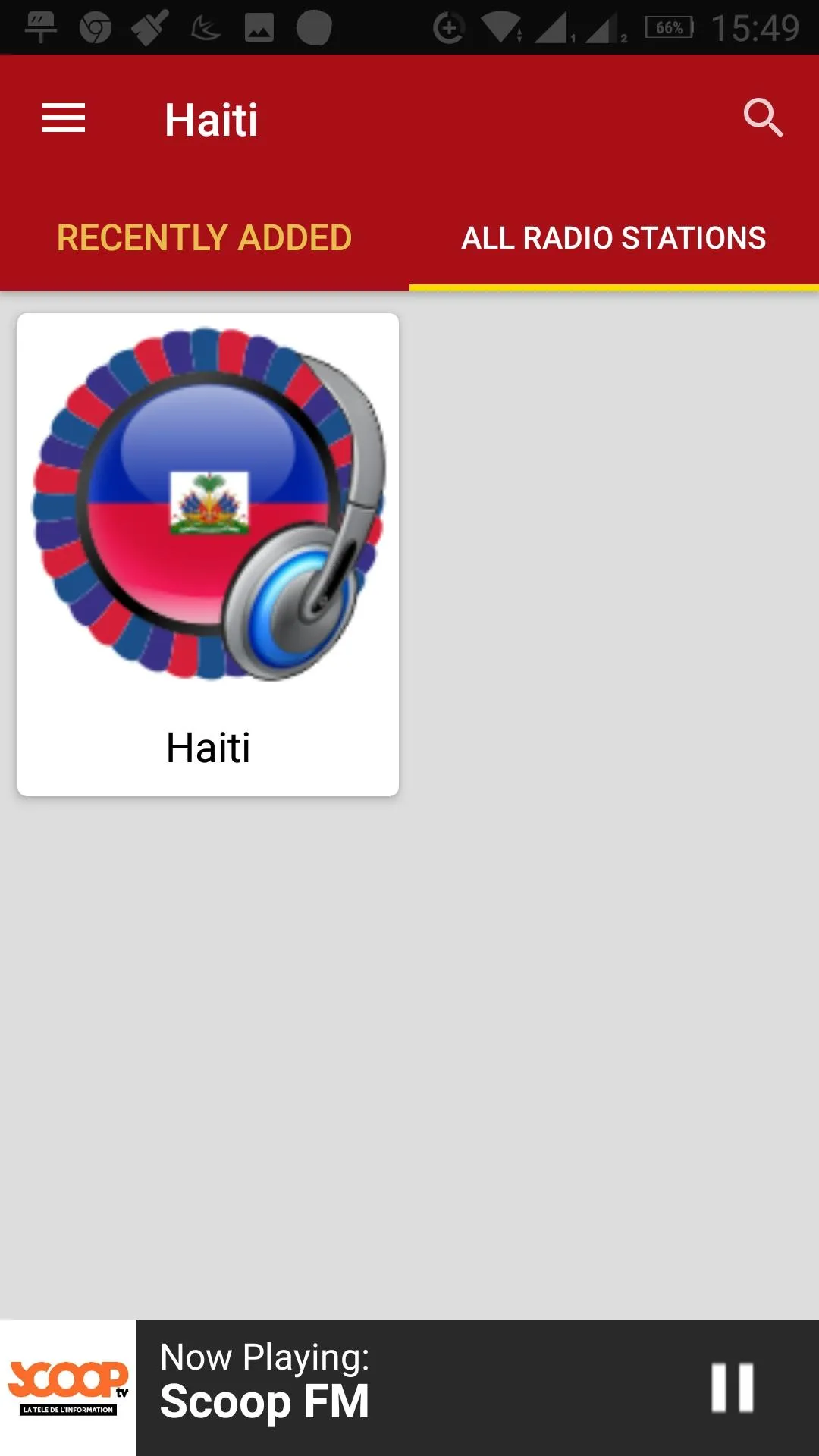 Haitian Radio Stations | Indus Appstore | Screenshot