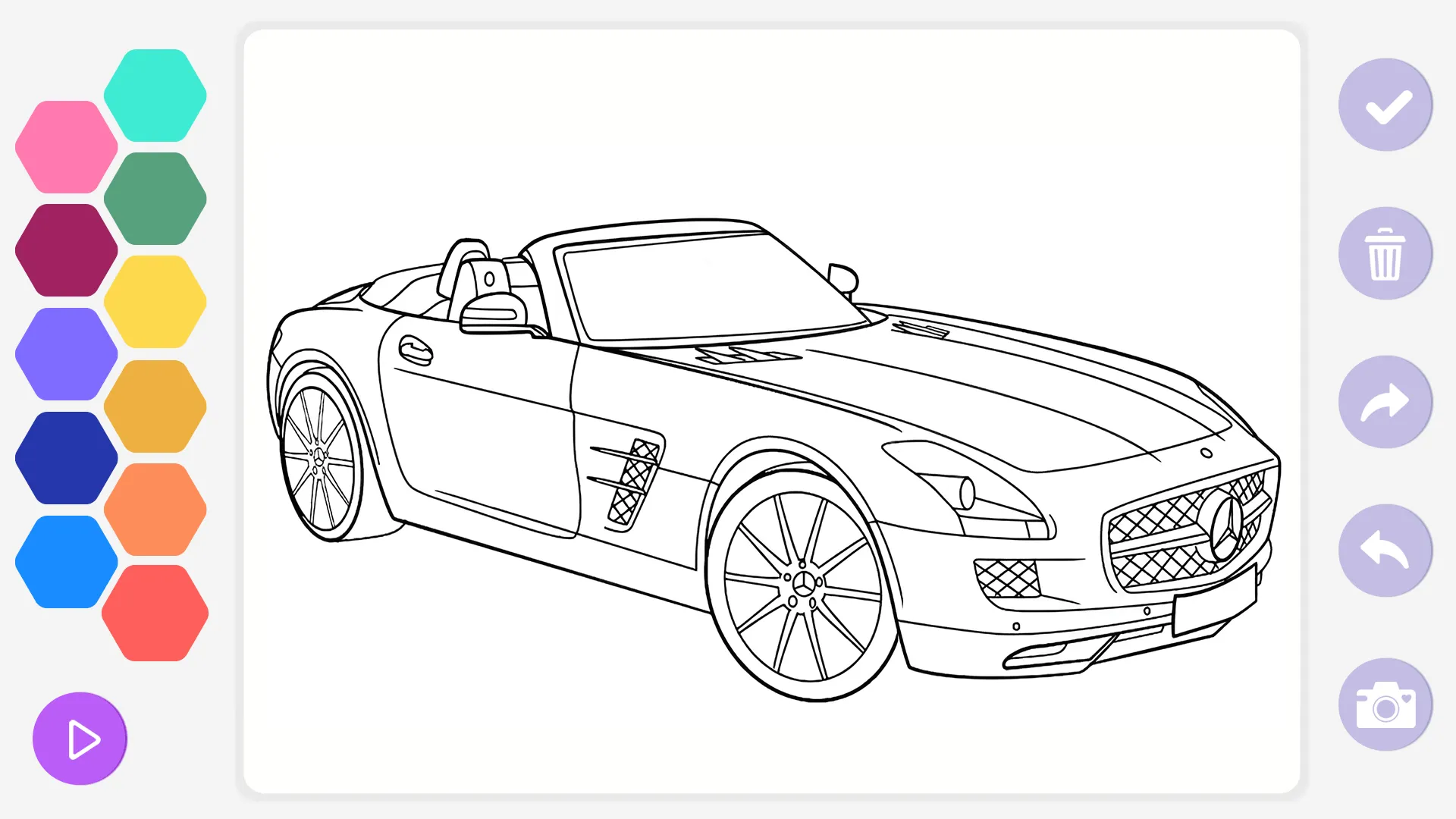 Car Coloring Book for Kids | Indus Appstore | Screenshot