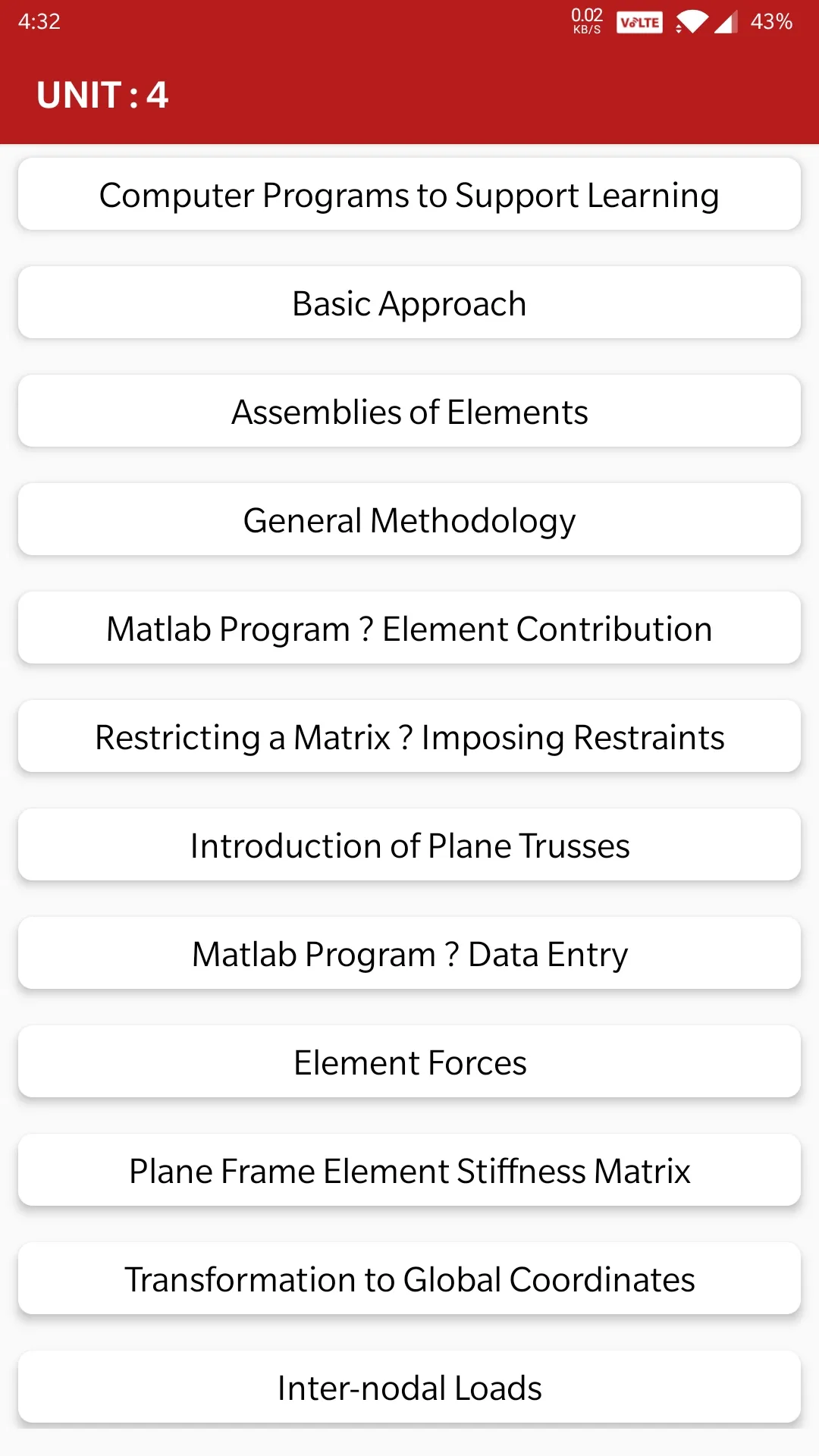 STRUCTURAL ANALYSIS - II | Indus Appstore | Screenshot