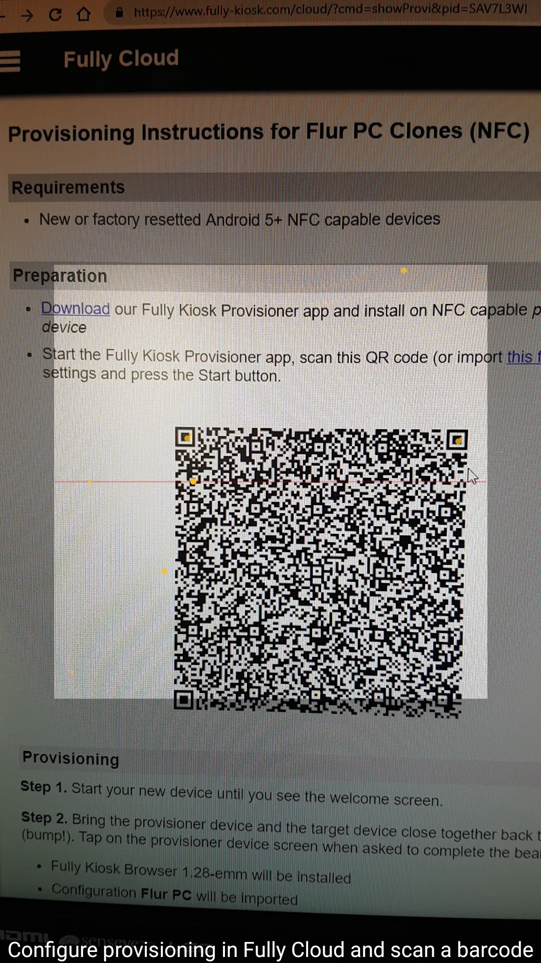 Fully Kiosk Provisioner | Indus Appstore | Screenshot