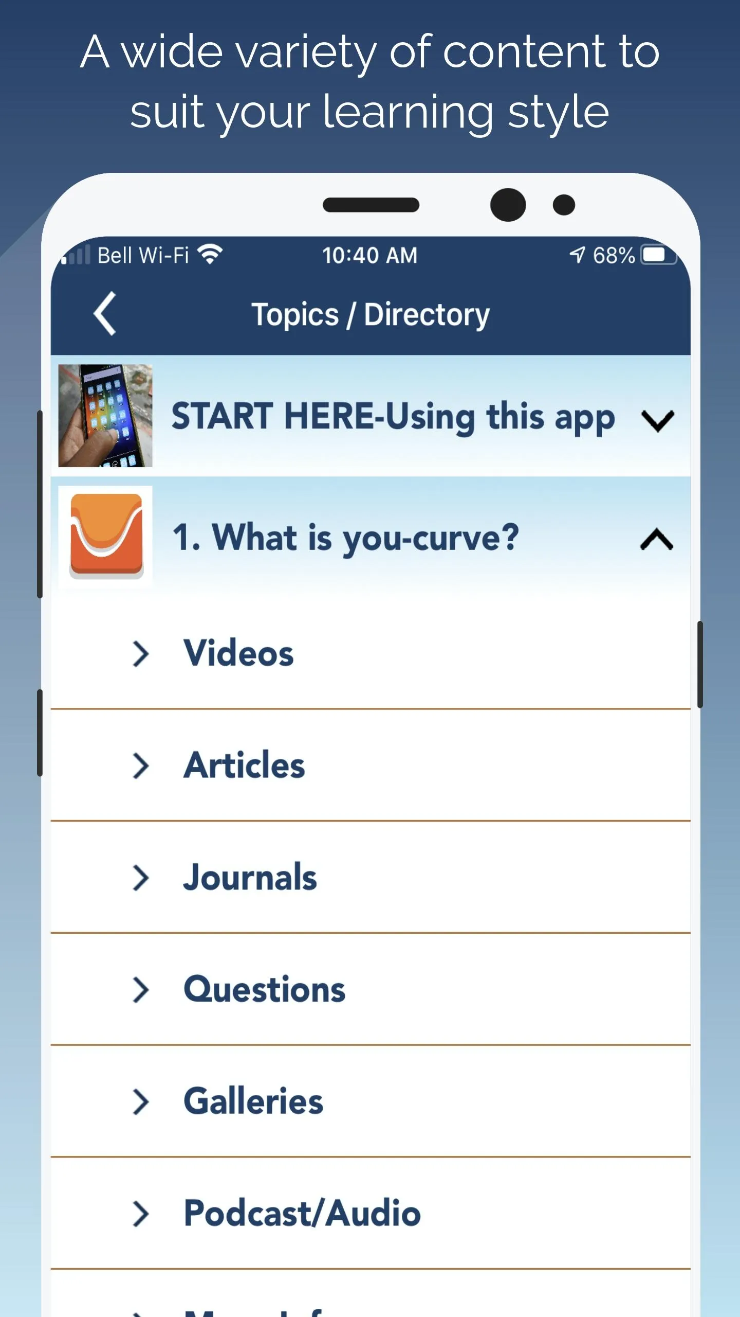 you-curve | Indus Appstore | Screenshot