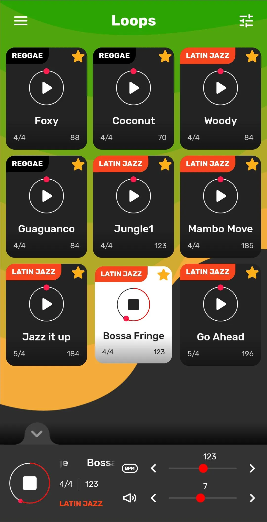 Drum Loops Reggae | Indus Appstore | Screenshot