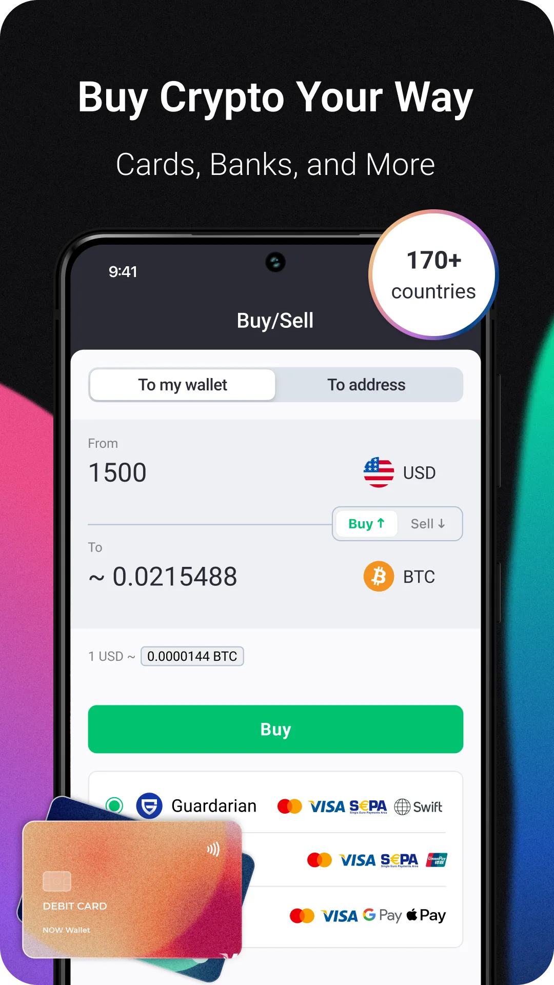 NOW Wallet: Buy & Store Crypto | Indus Appstore | Screenshot