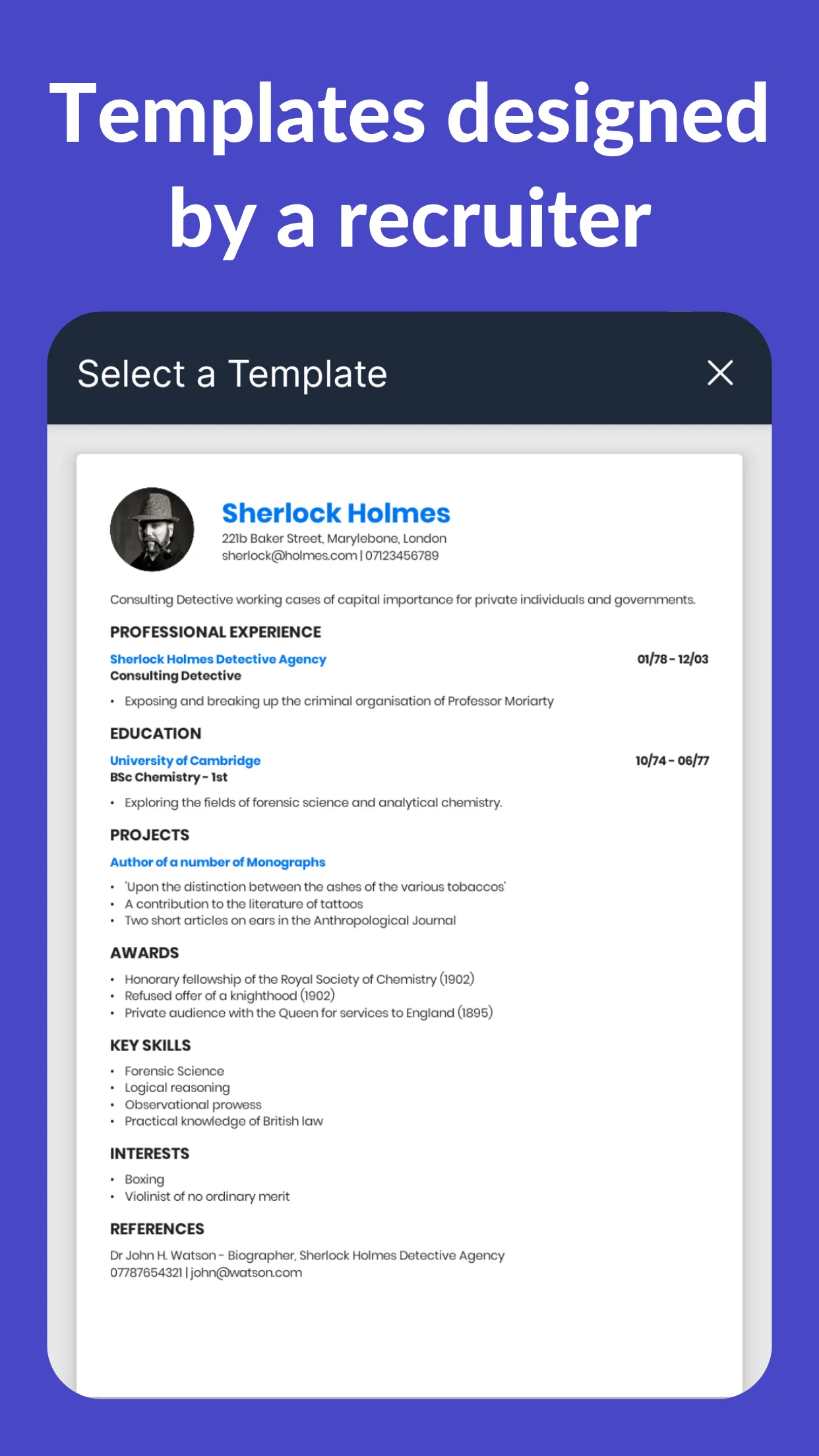 Resume Builder - CV Engineer | Indus Appstore | Screenshot