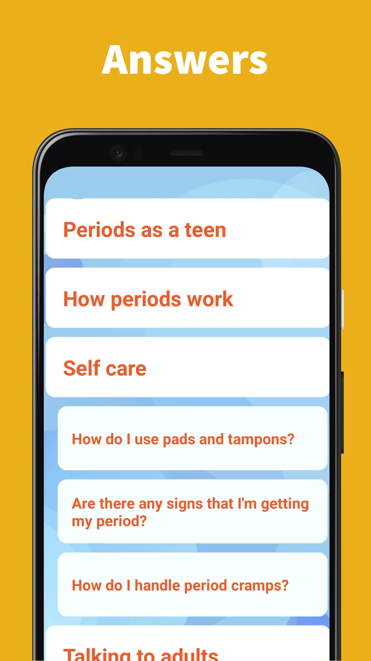 Luna Period Tracker For Teens | Indus Appstore | Screenshot