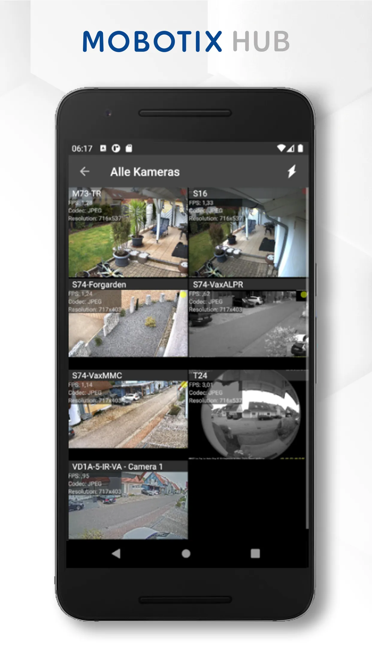 MOBOTIX HUB Mobile Client | Indus Appstore | Screenshot