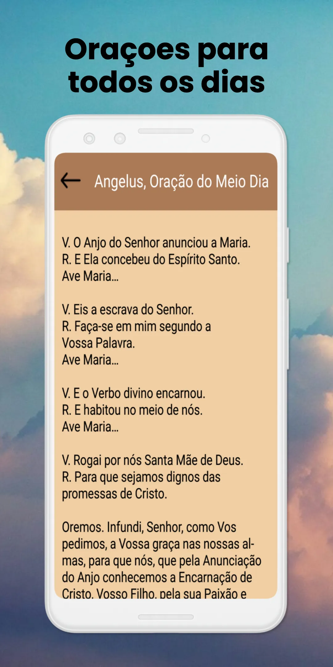 Oraçoes para todos os dias | Indus Appstore | Screenshot