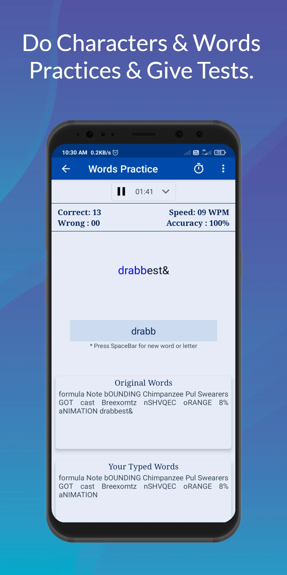 Typing Plus:English Typing App | Indus Appstore | Screenshot