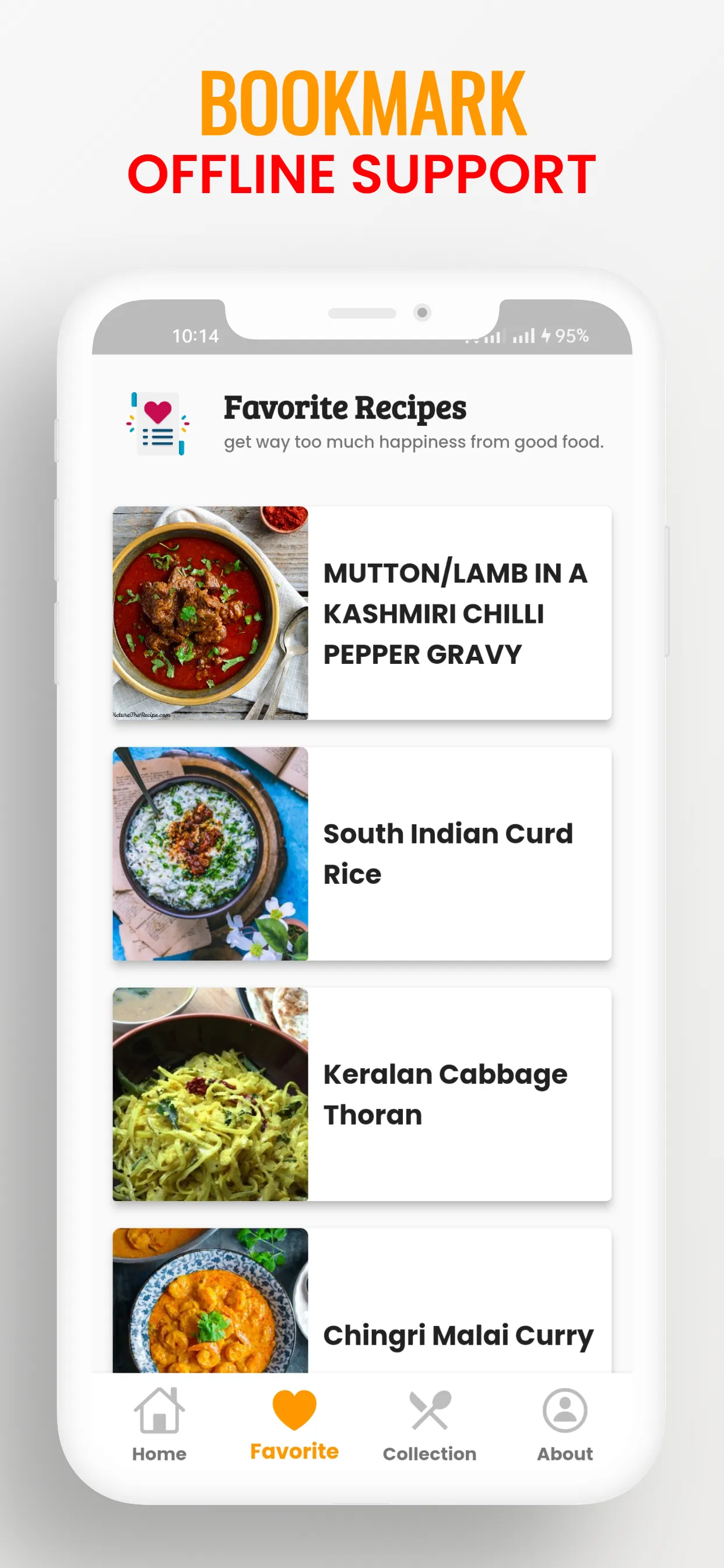 Indian Recipes: Indian Cooking | Indus Appstore | Screenshot