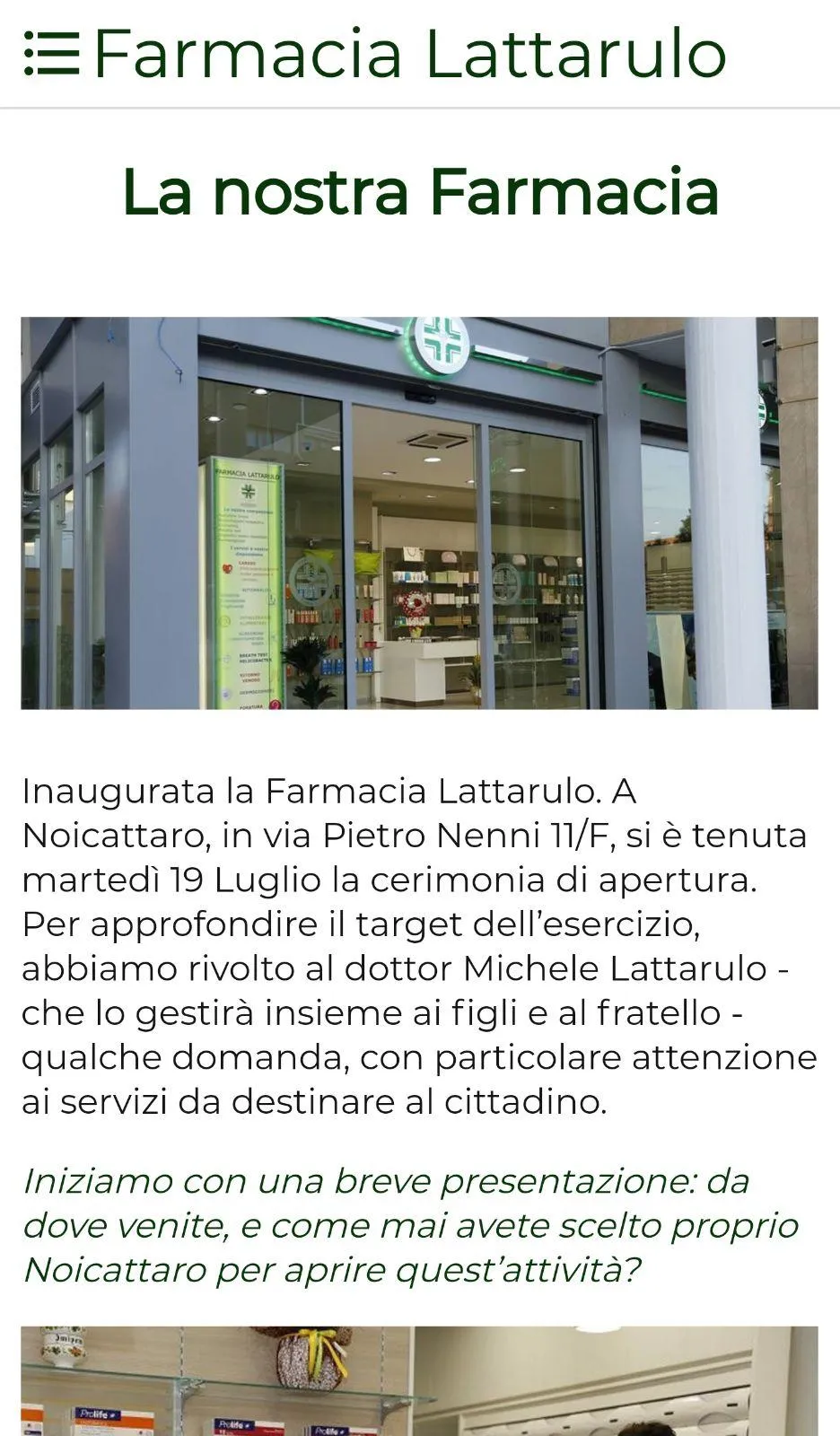 Farmacia Lattarulo | Indus Appstore | Screenshot