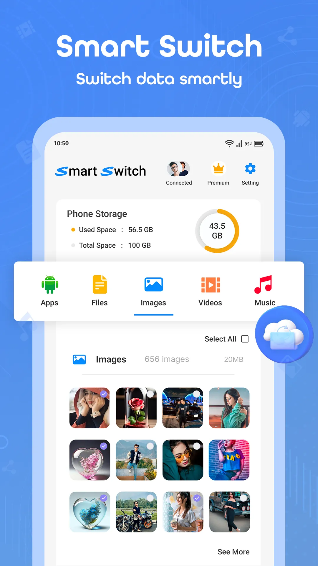 Smart Switch All Data Transfer | Indus Appstore | Screenshot