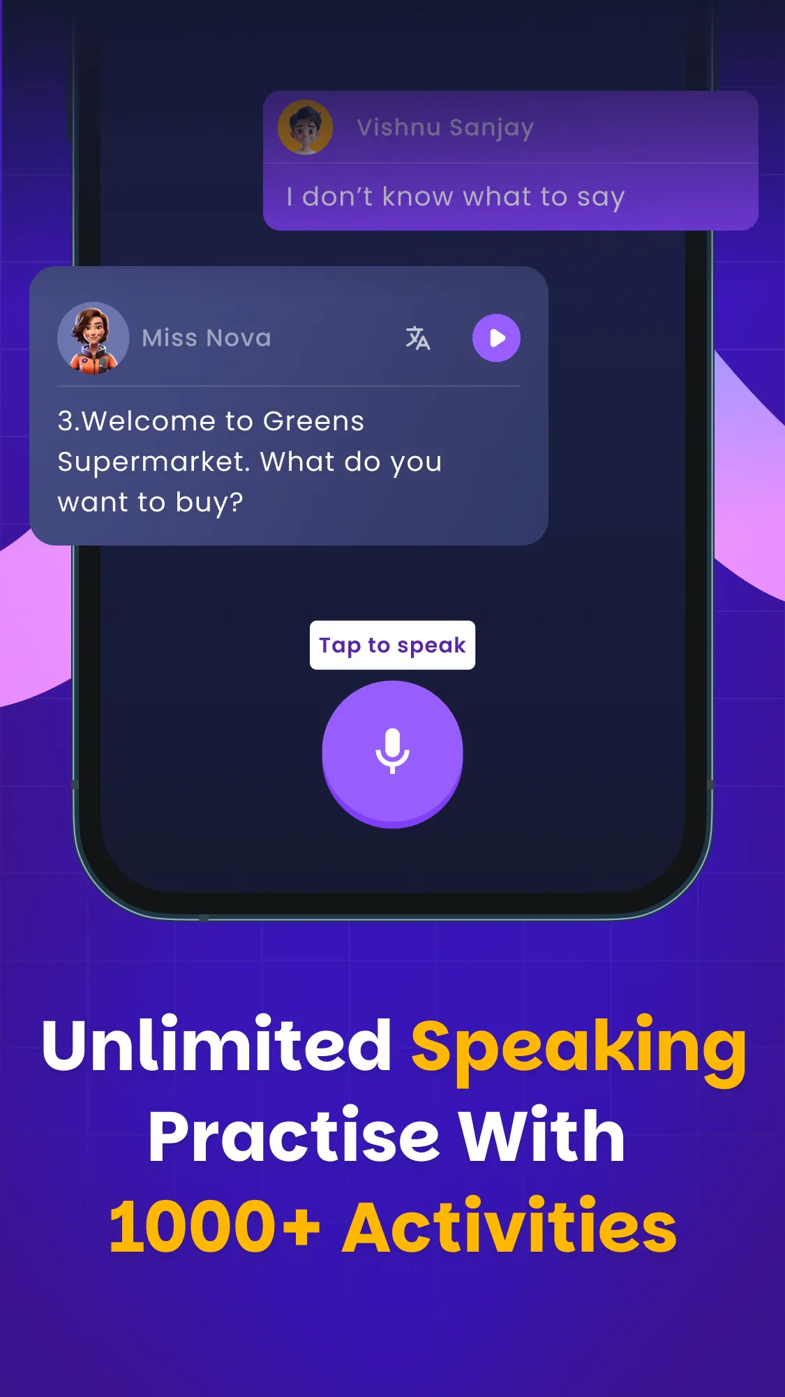 Supernova AI Spoken English | Indus Appstore | Screenshot