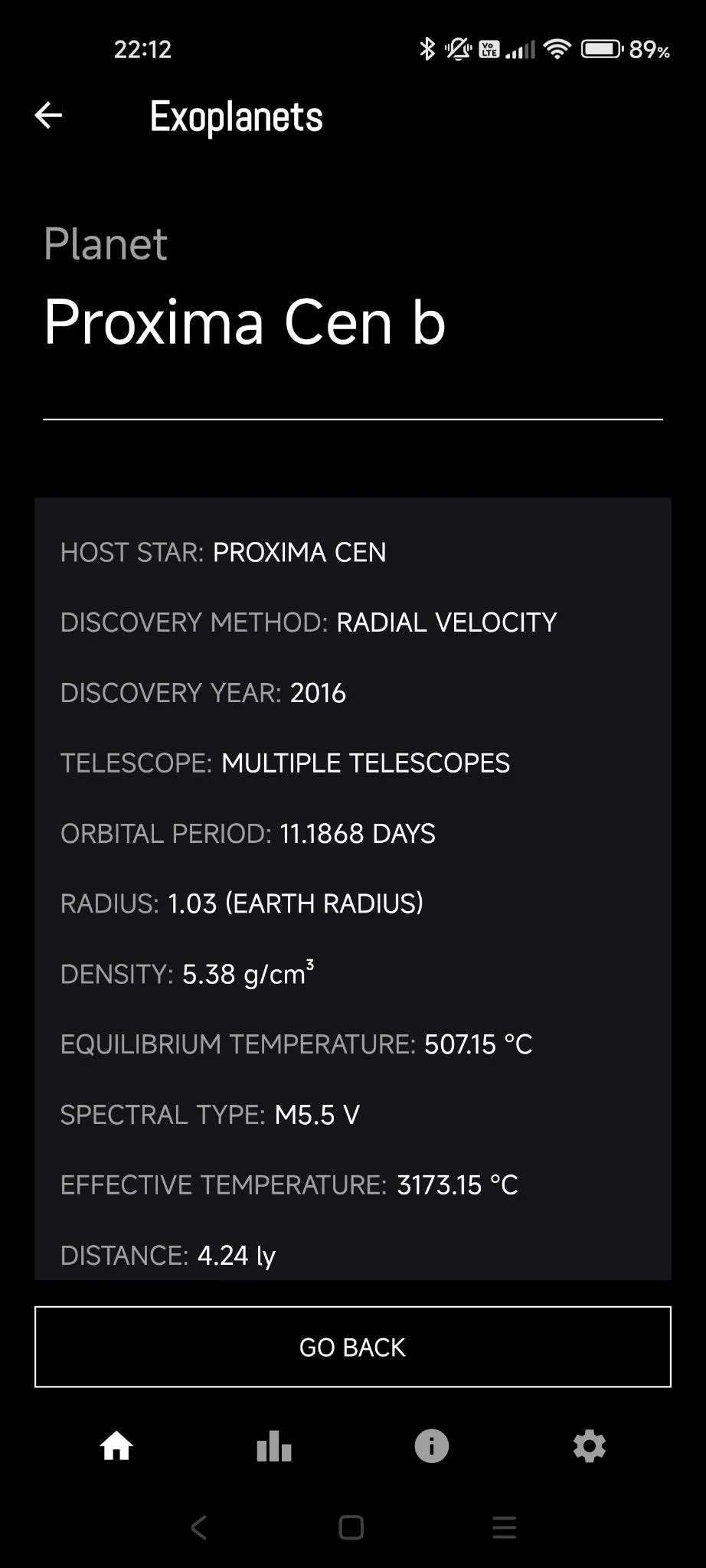 Exoplanet Archive | Indus Appstore | Screenshot