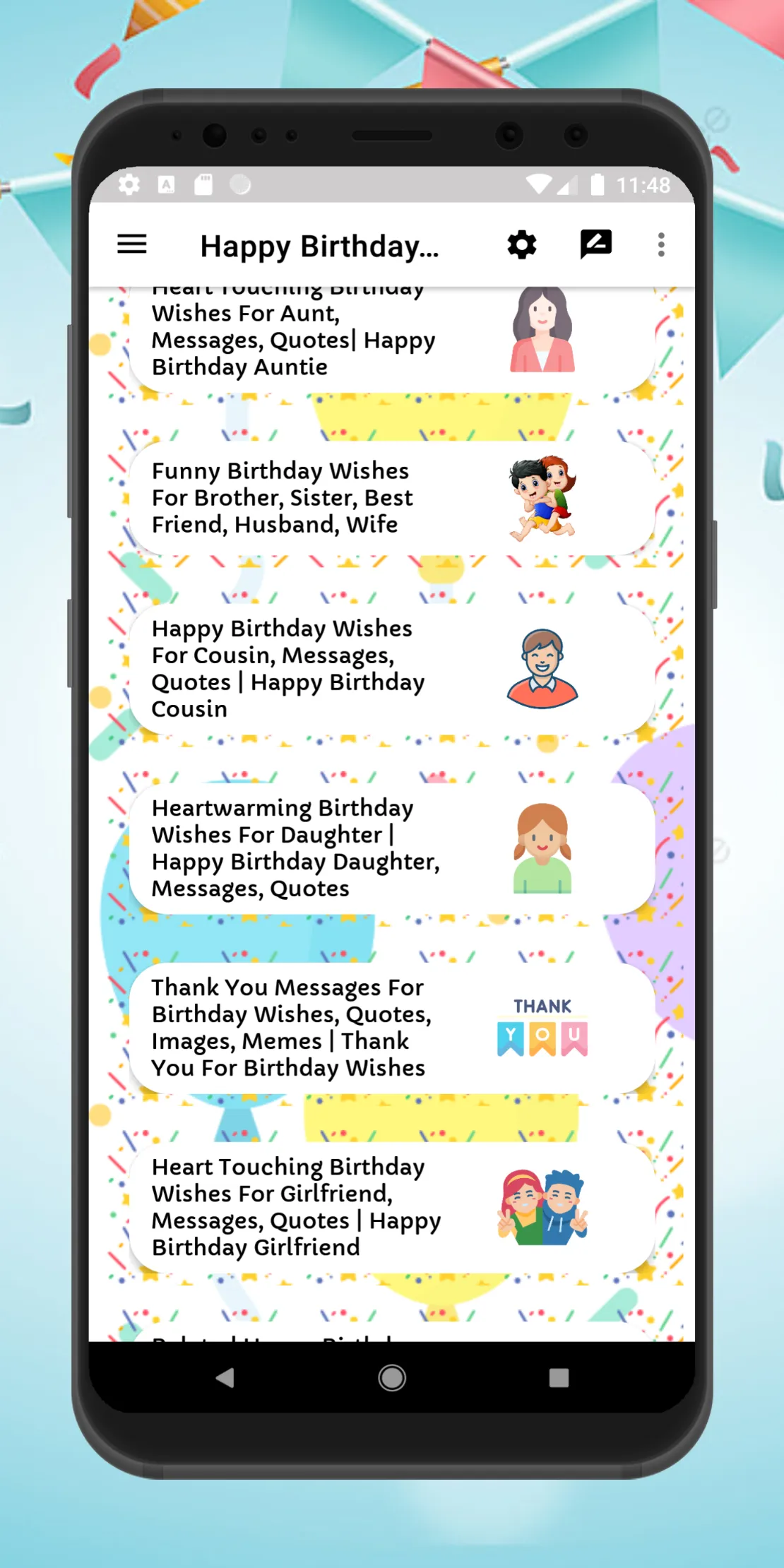 happy birthday wishes in hindi | Indus Appstore | Screenshot