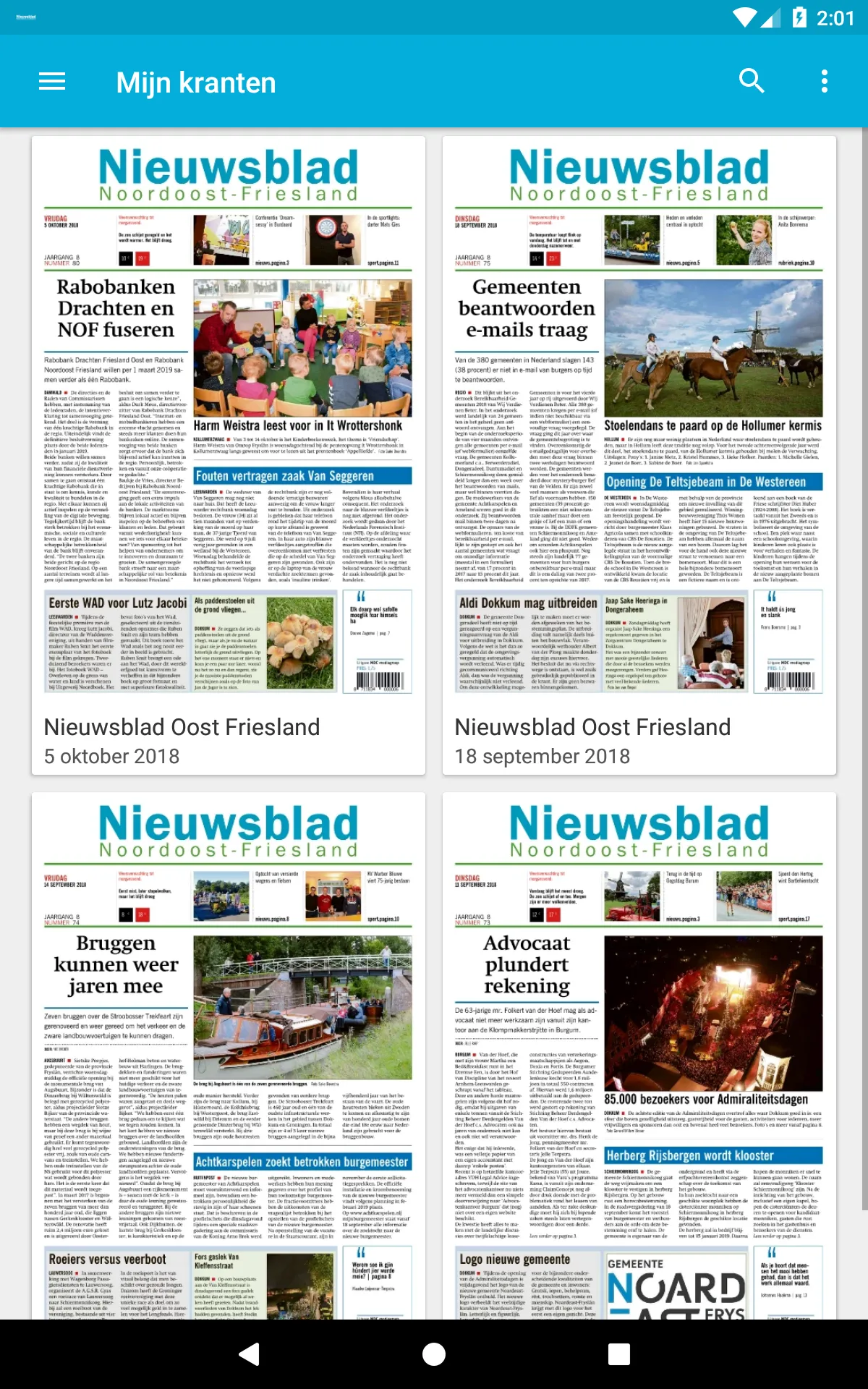 Nieuwsblad Noordoost Friesland | Indus Appstore | Screenshot