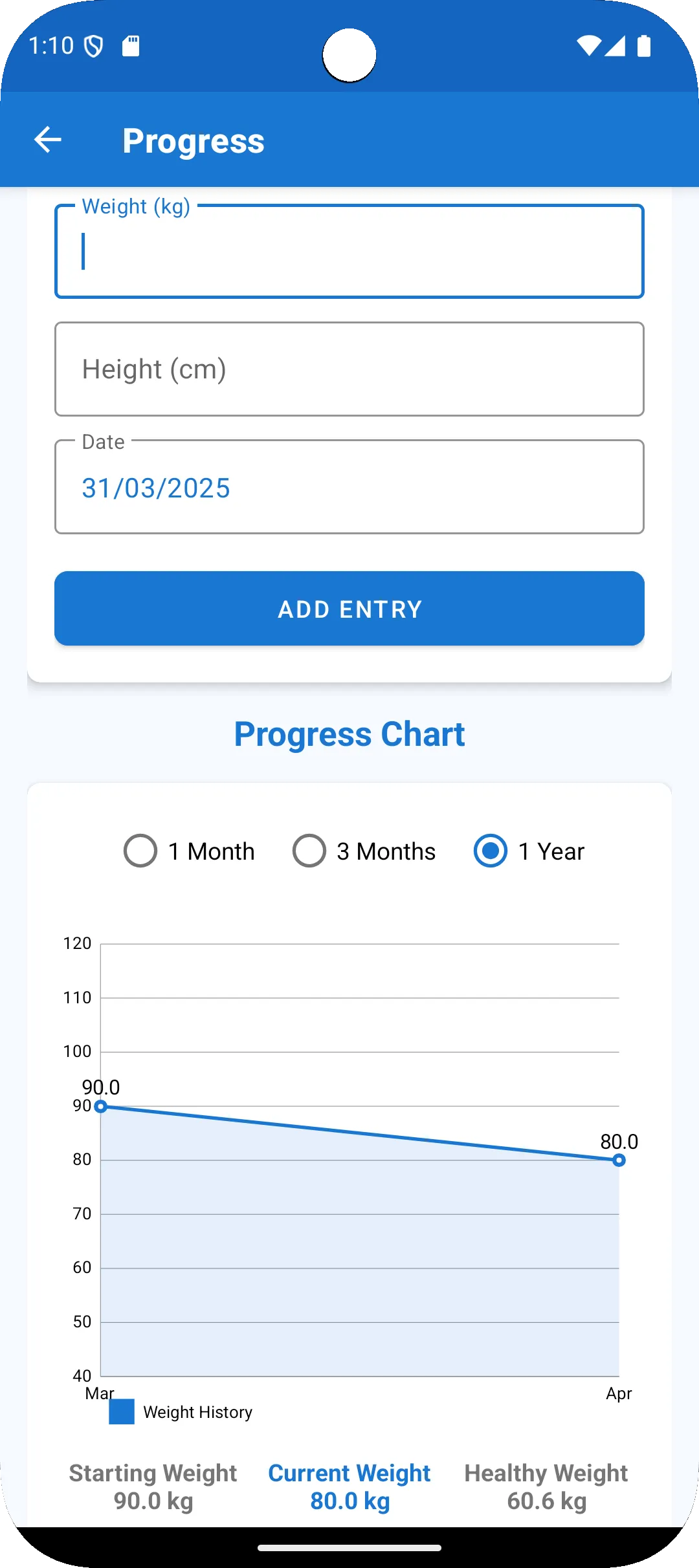 BMI Calculator & Trackers | Indus Appstore | Screenshot