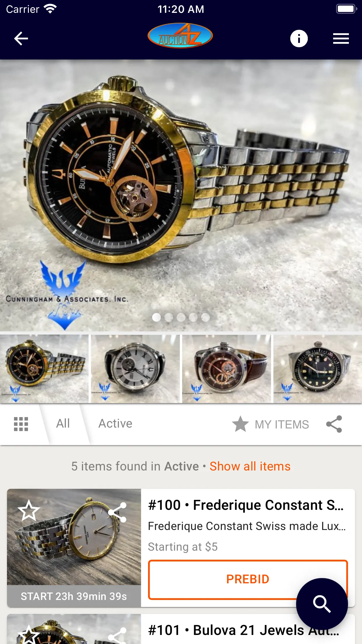 AuctionAZ | Indus Appstore | Screenshot