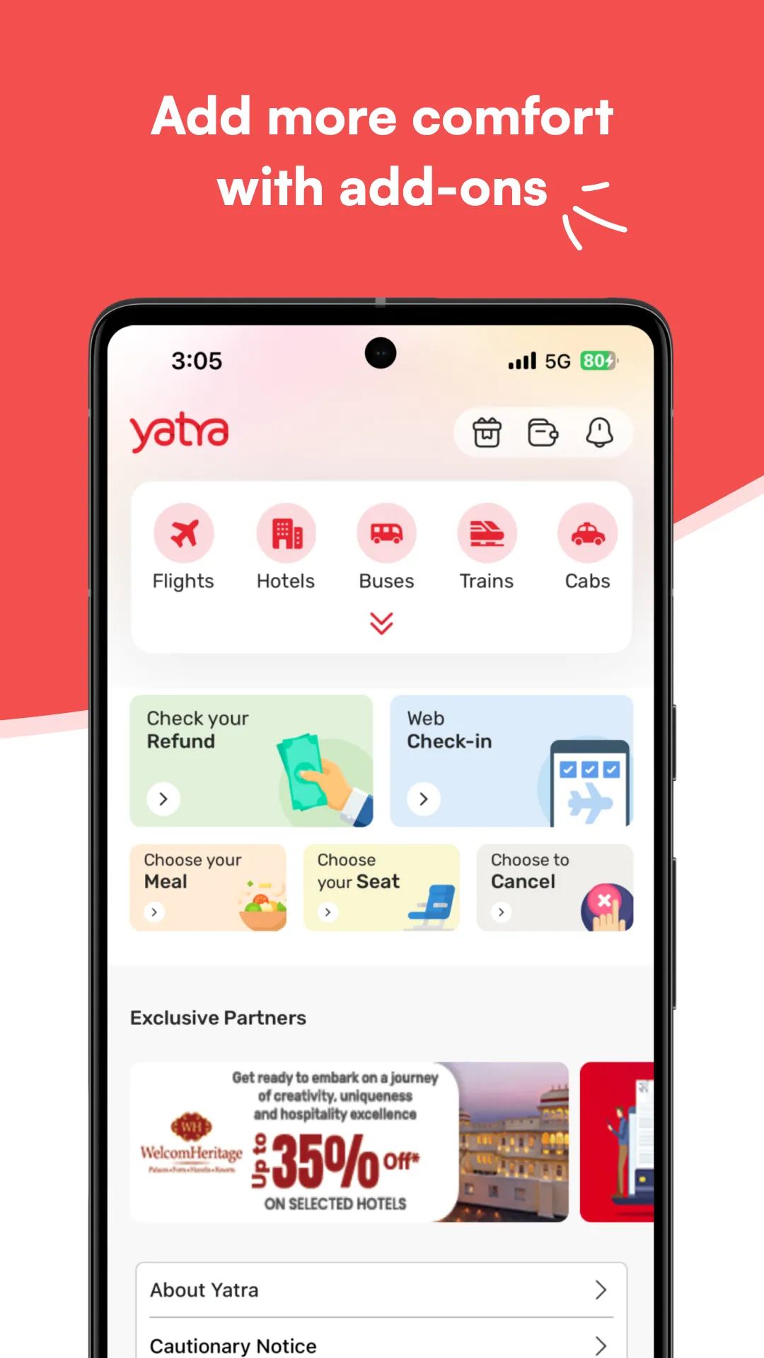 Yatra - Flights, Hotels, Bus | Indus Appstore | Screenshot