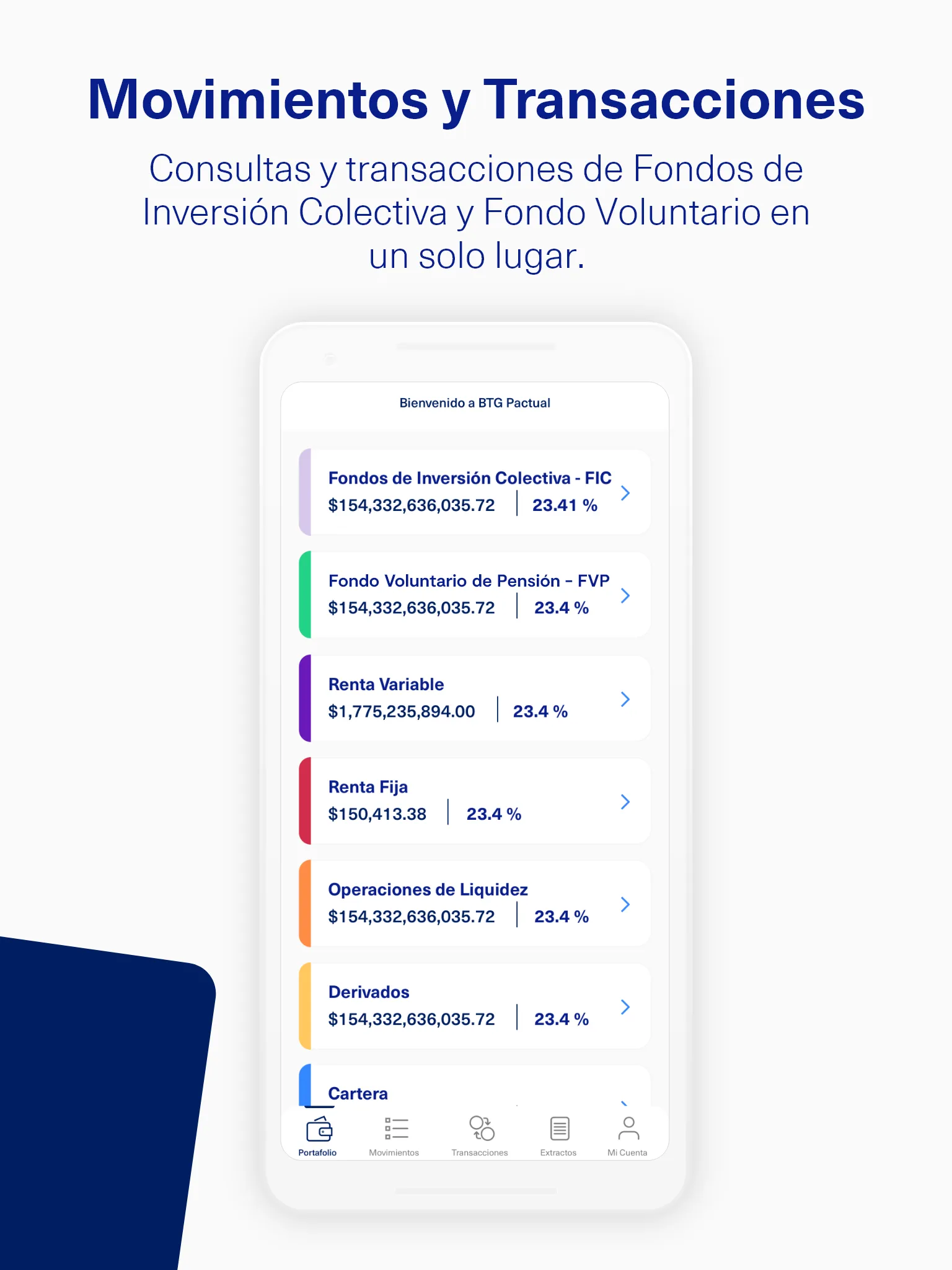 BTG Pactual Colombia | Indus Appstore | Screenshot