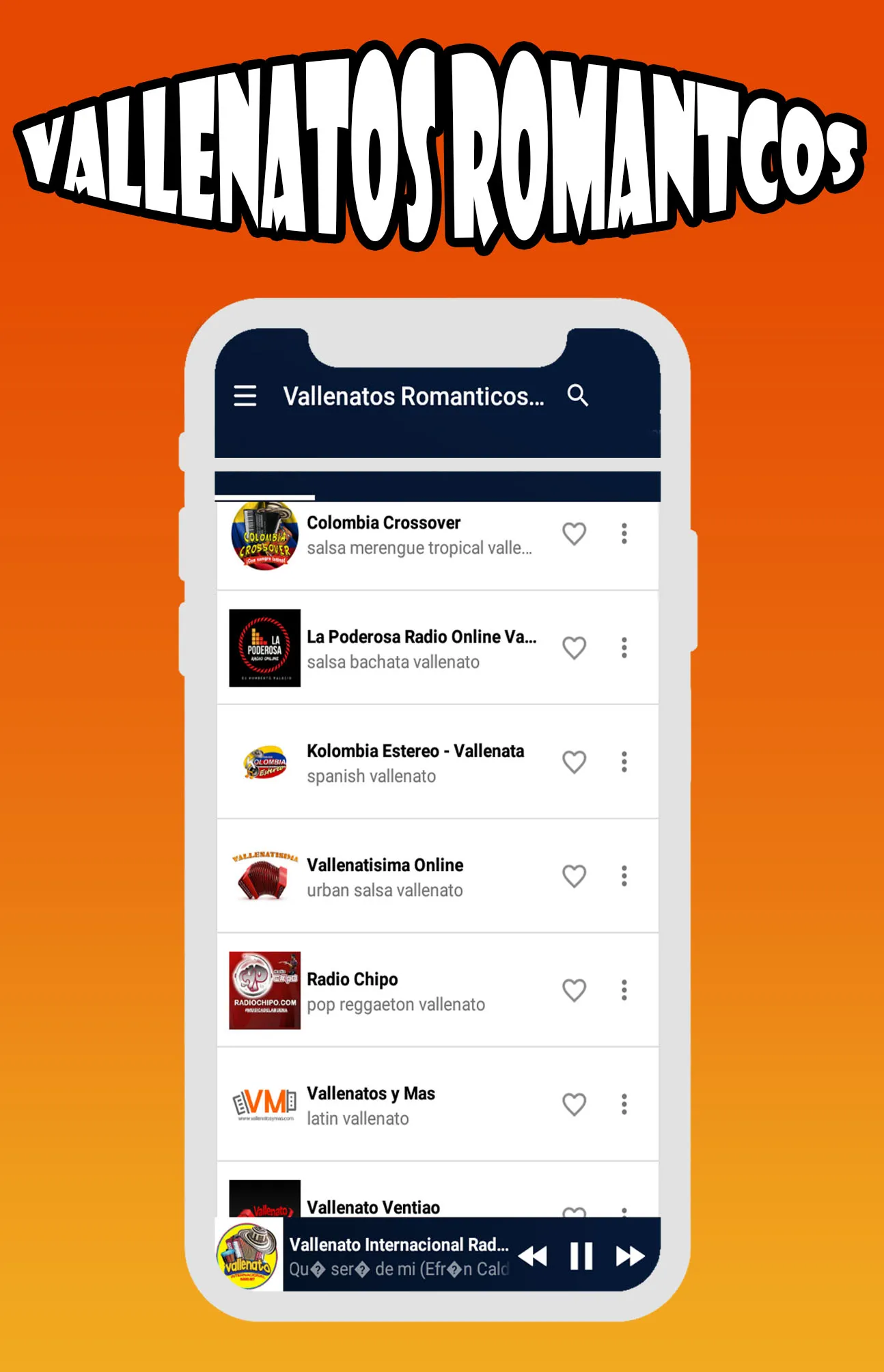 Vallenatos Romanticos | Indus Appstore | Screenshot