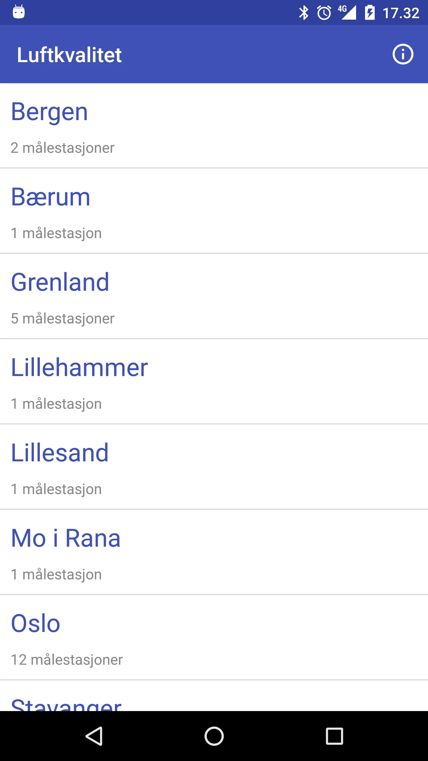 Air Pollution in Norway | Indus Appstore | Screenshot