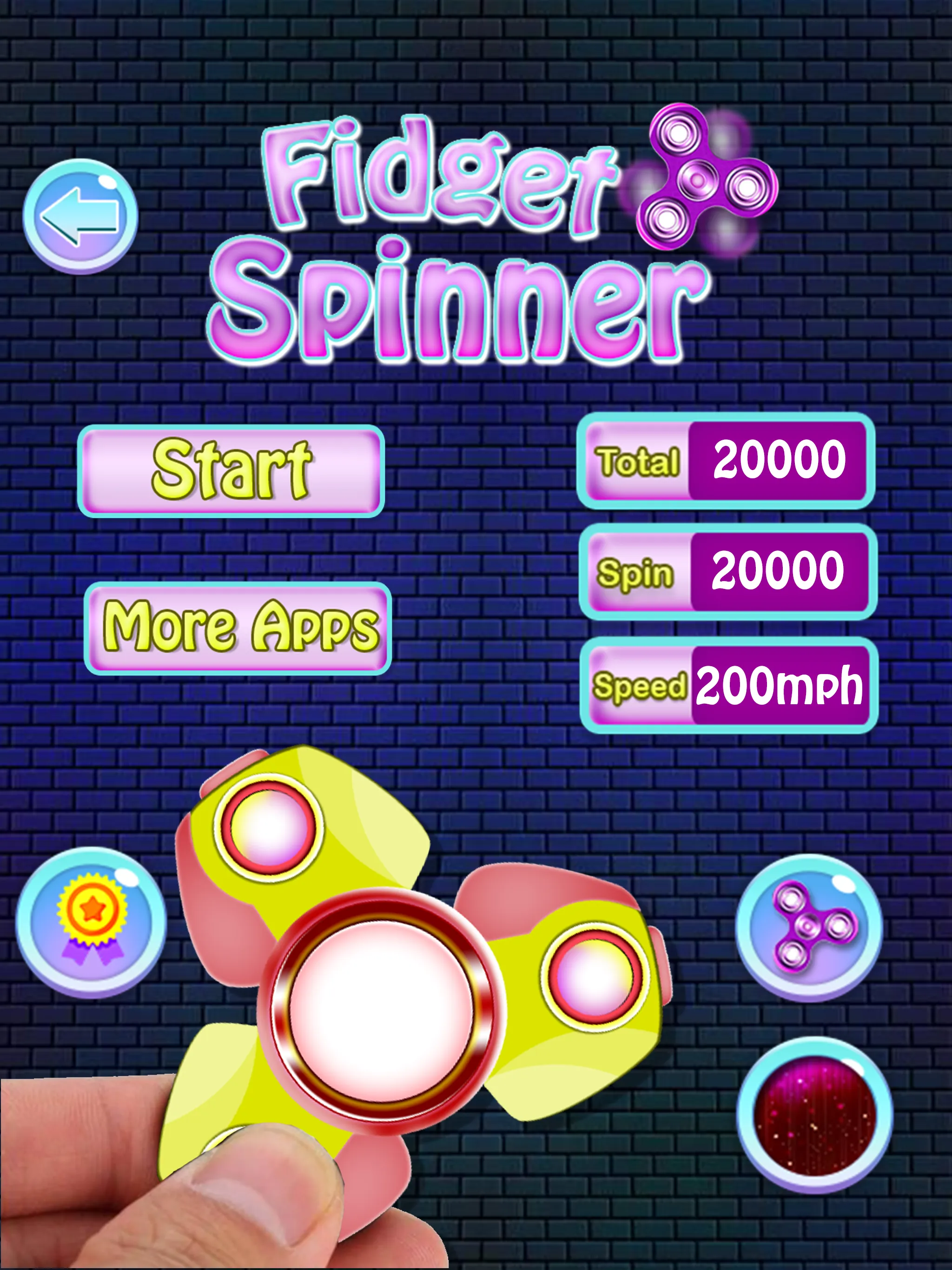 Fidget spinner : Hand spinner | Indus Appstore | Screenshot