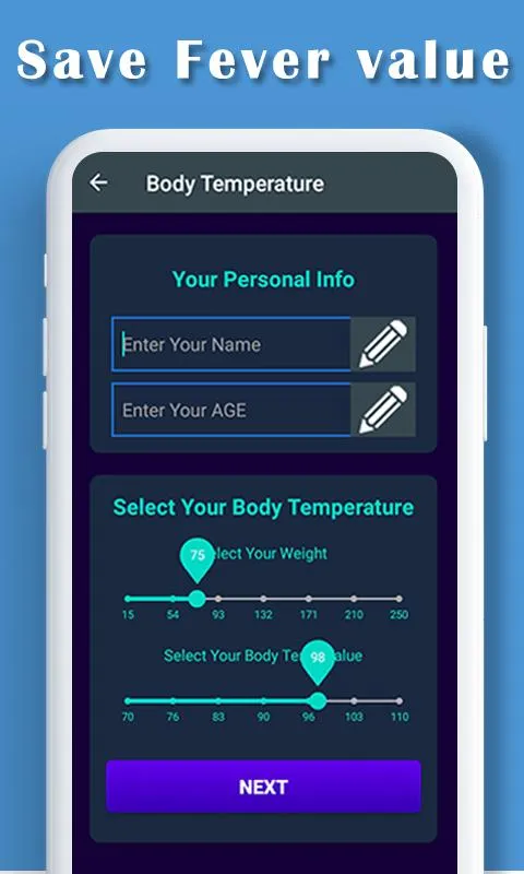 Body Temperature Diary: Body F | Indus Appstore | Screenshot