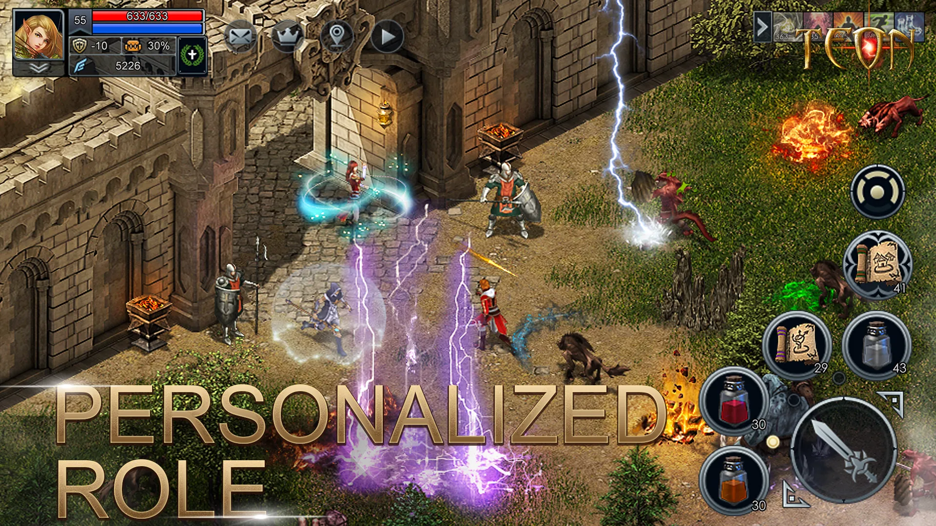 Teon: Sword & Magic | Indus Appstore | Screenshot