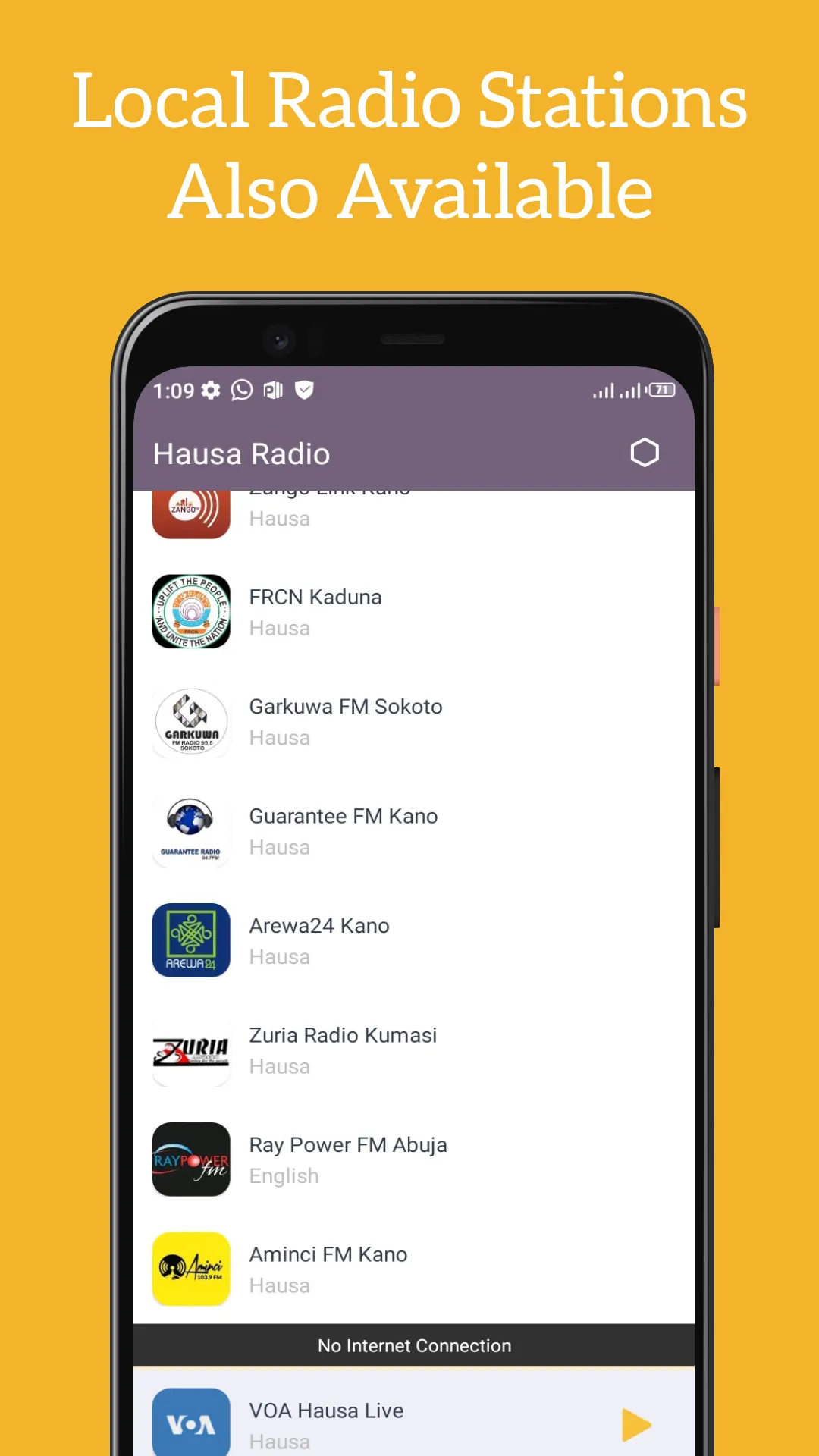 Hausa Radio Stations | Indus Appstore | Screenshot