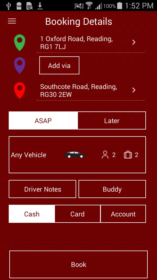 500 Cars Reading Taxis | Indus Appstore | Screenshot