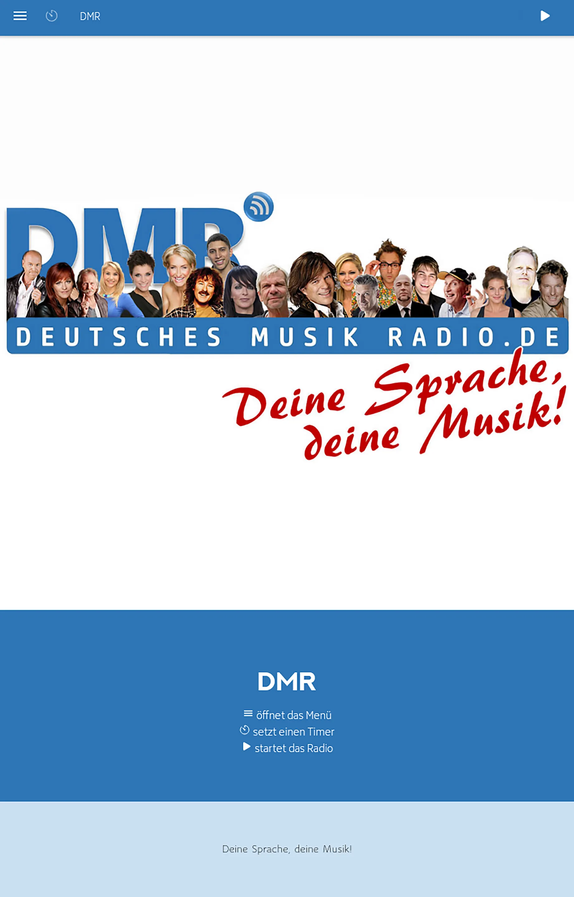 Deutsches Musik Radio (DMR) | Indus Appstore | Screenshot