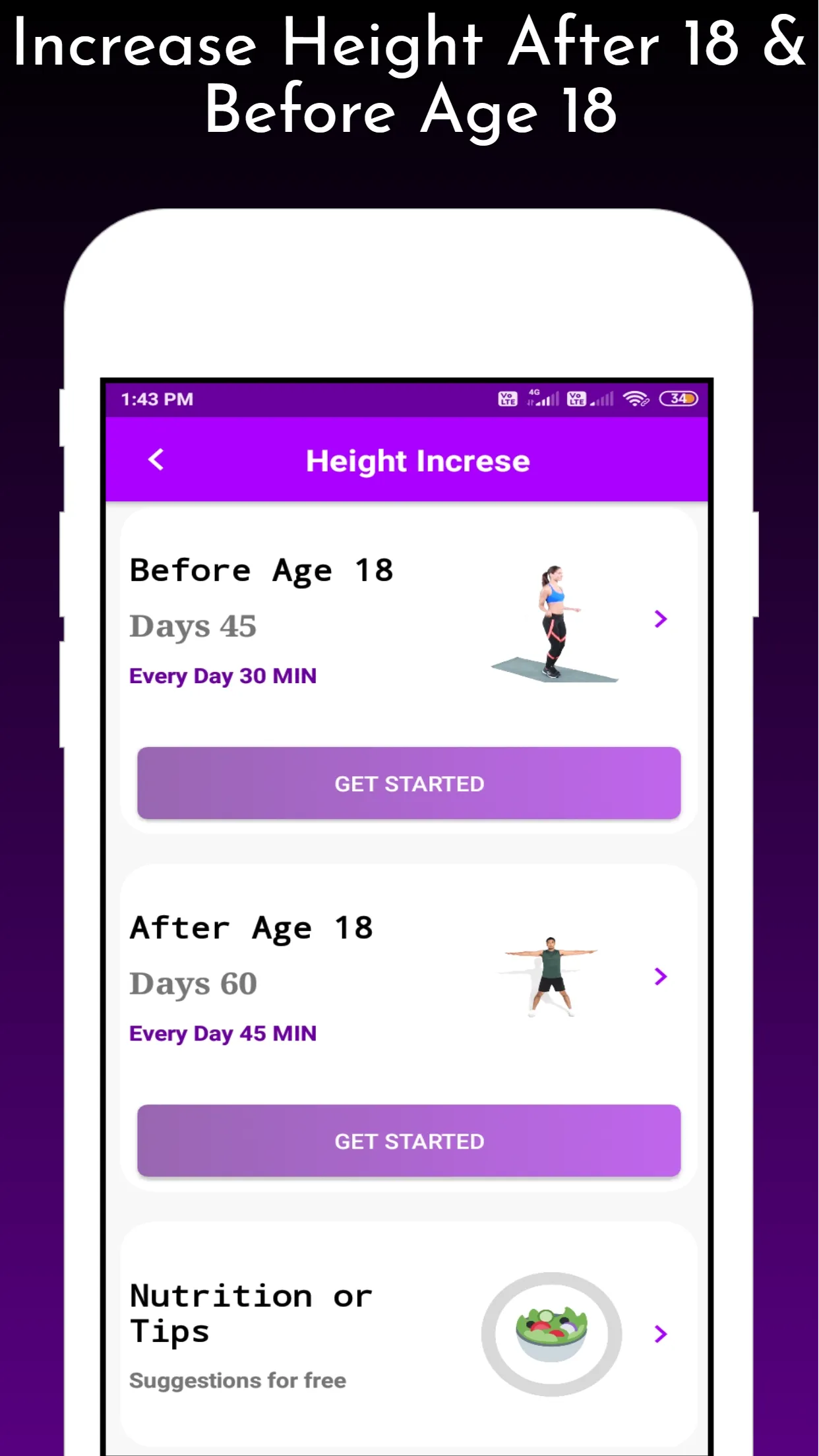 Height Increase Exercise | Indus Appstore | Screenshot